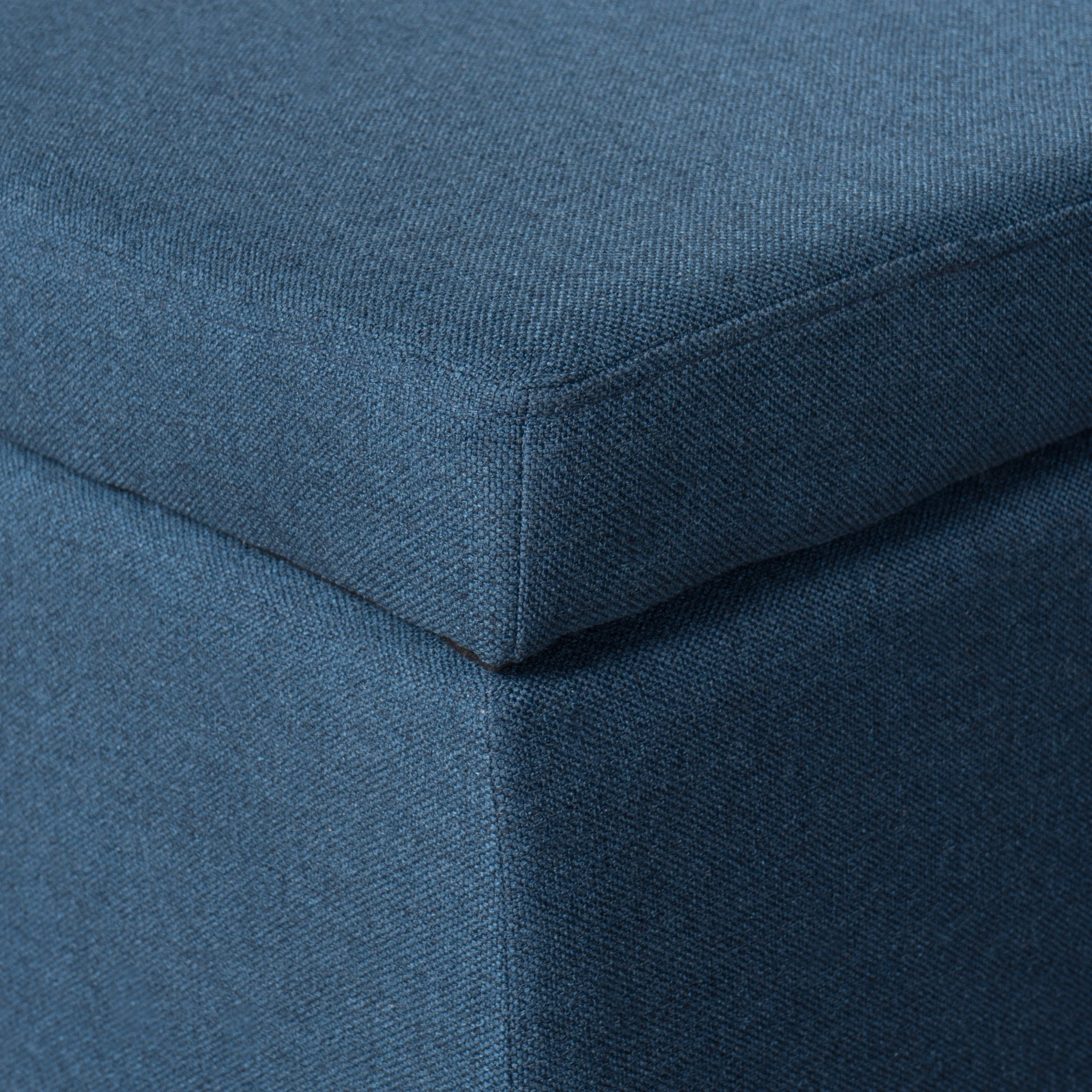 Noble House Hampton Contemporary Fabric Upholstered Storage Ottoman, White and Blue Floral - Image 67