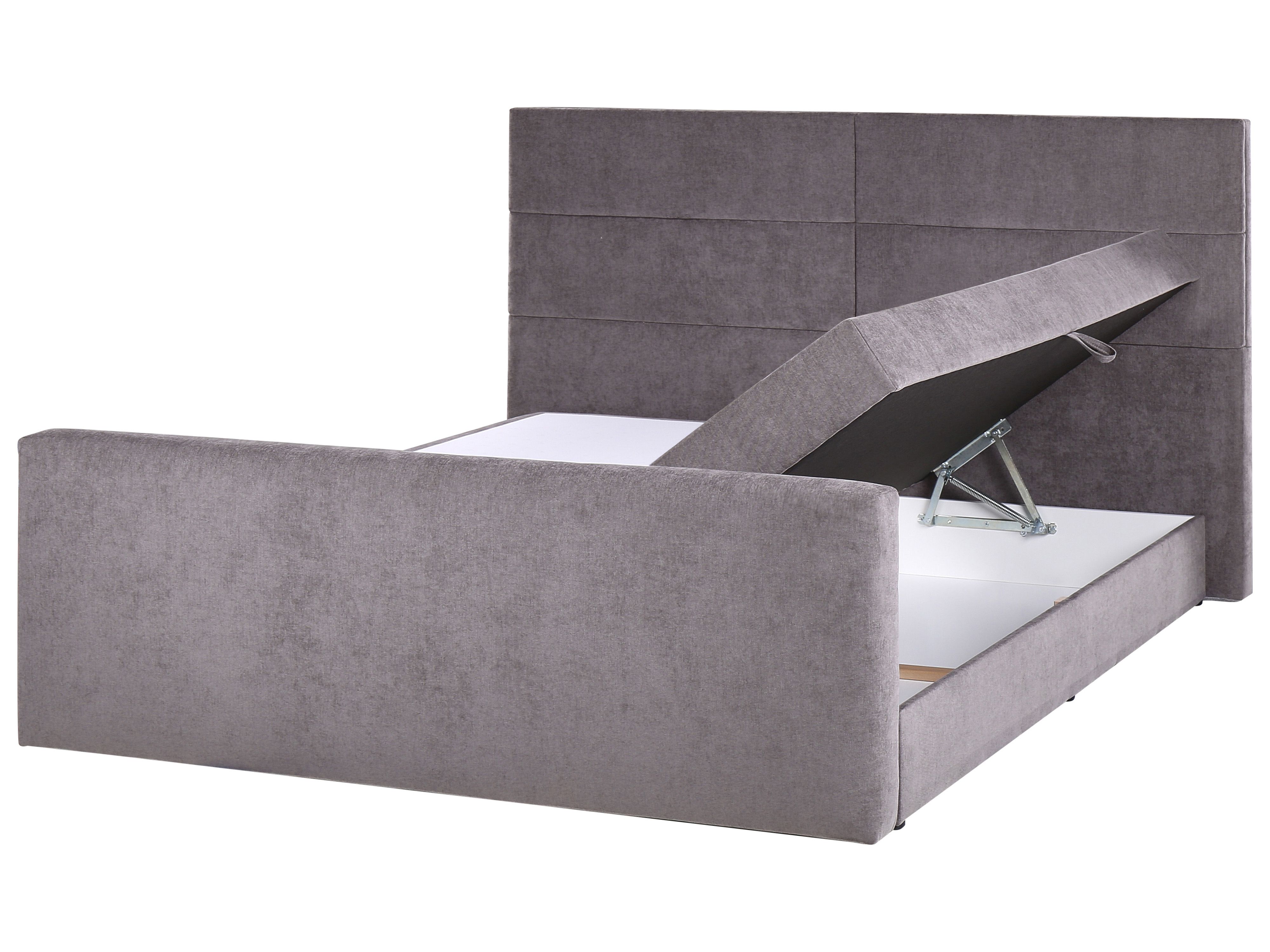 Divan Bed with Storage Fabric ARISTOCRAT 180 x 200 cm (EU Super King) Taupe