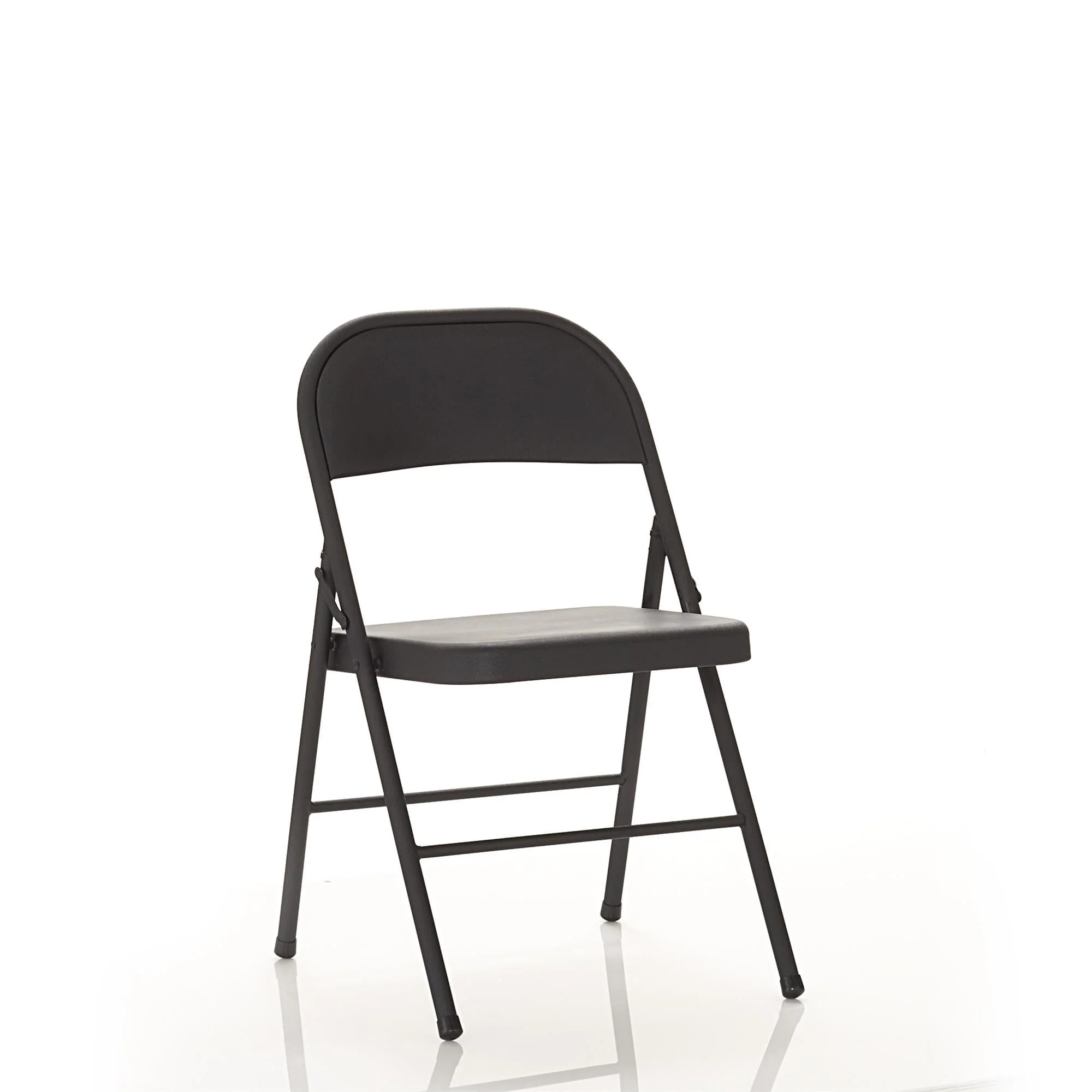 Mainstays Steel Folding Chair (4 Pack), Black - Image 2