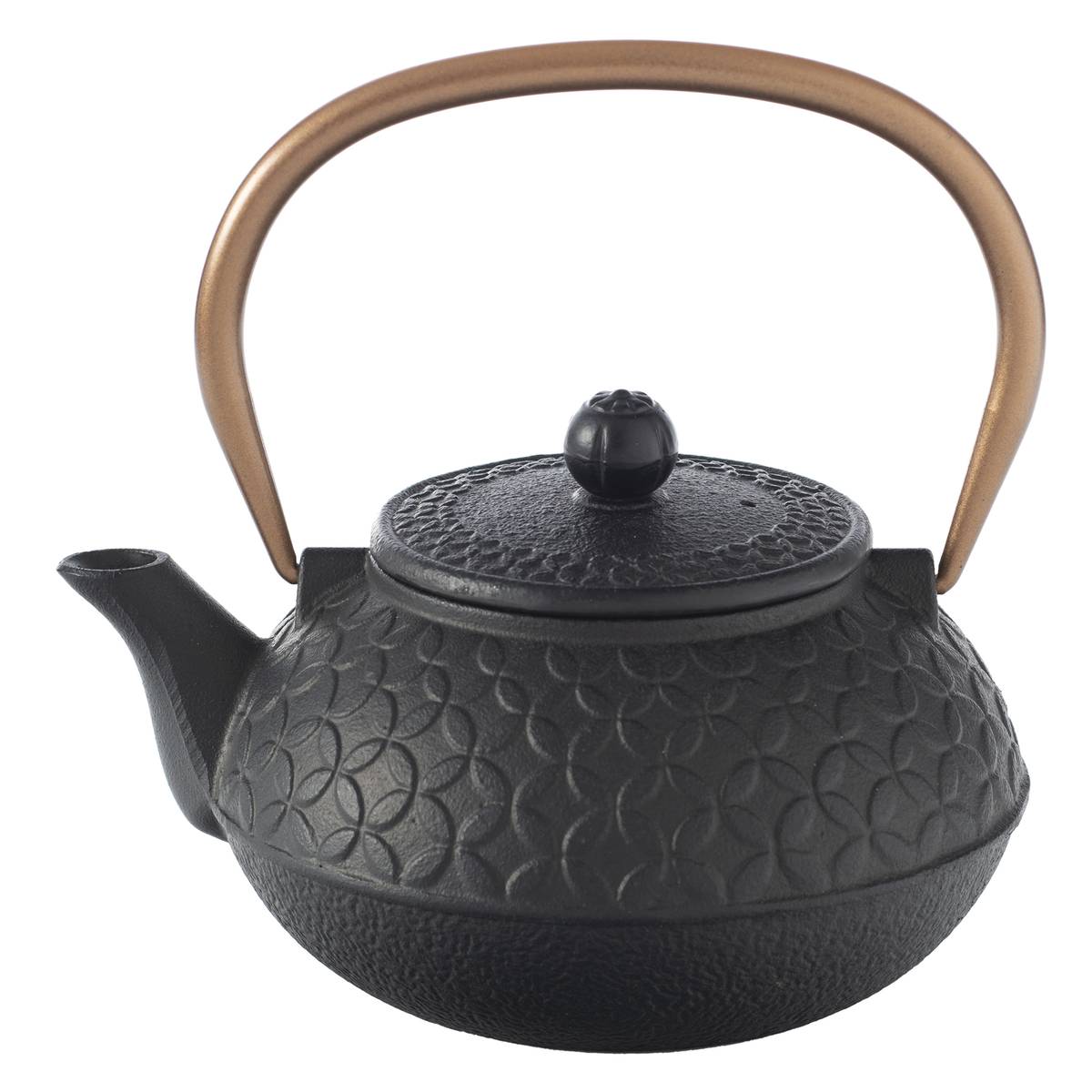 Teapot "Flower" 1000 ml, Black