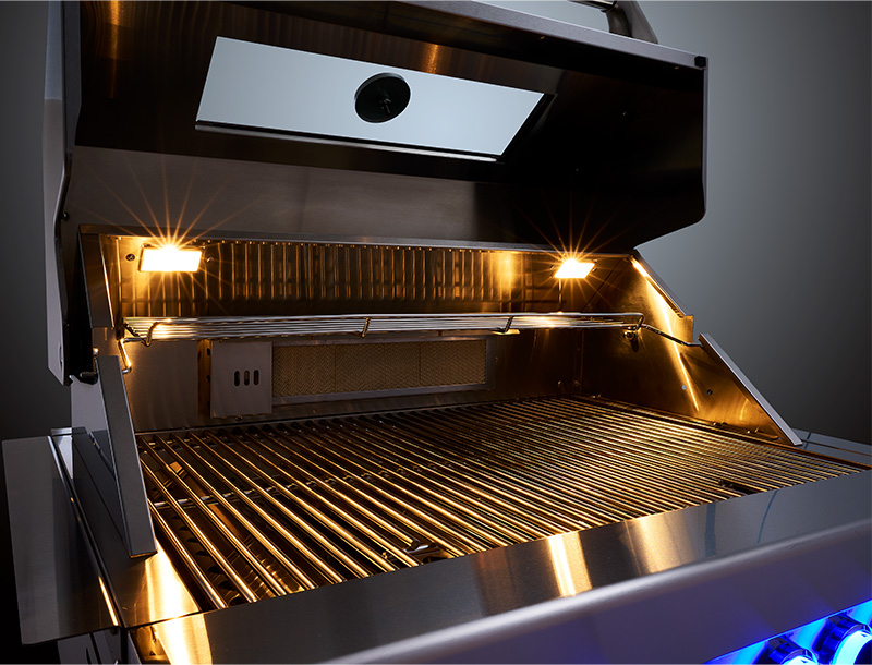 Modern Stainless Steel Outdoor Gas BBQ Grill Built-in Villa Kitchen Style