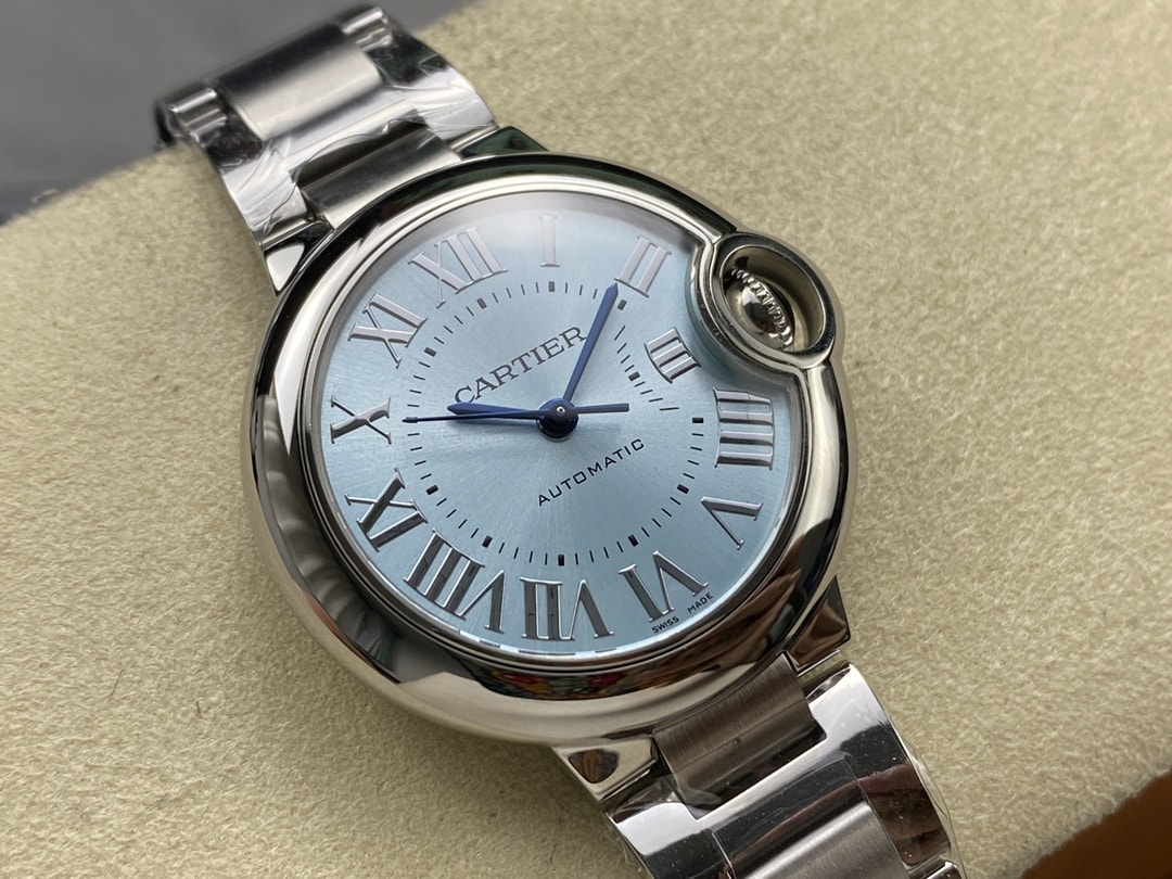 Ballon Bleu de fake cartier watch 33 mm mechanical movement with automatic winding-3KF(1:1 replica) - Top club
