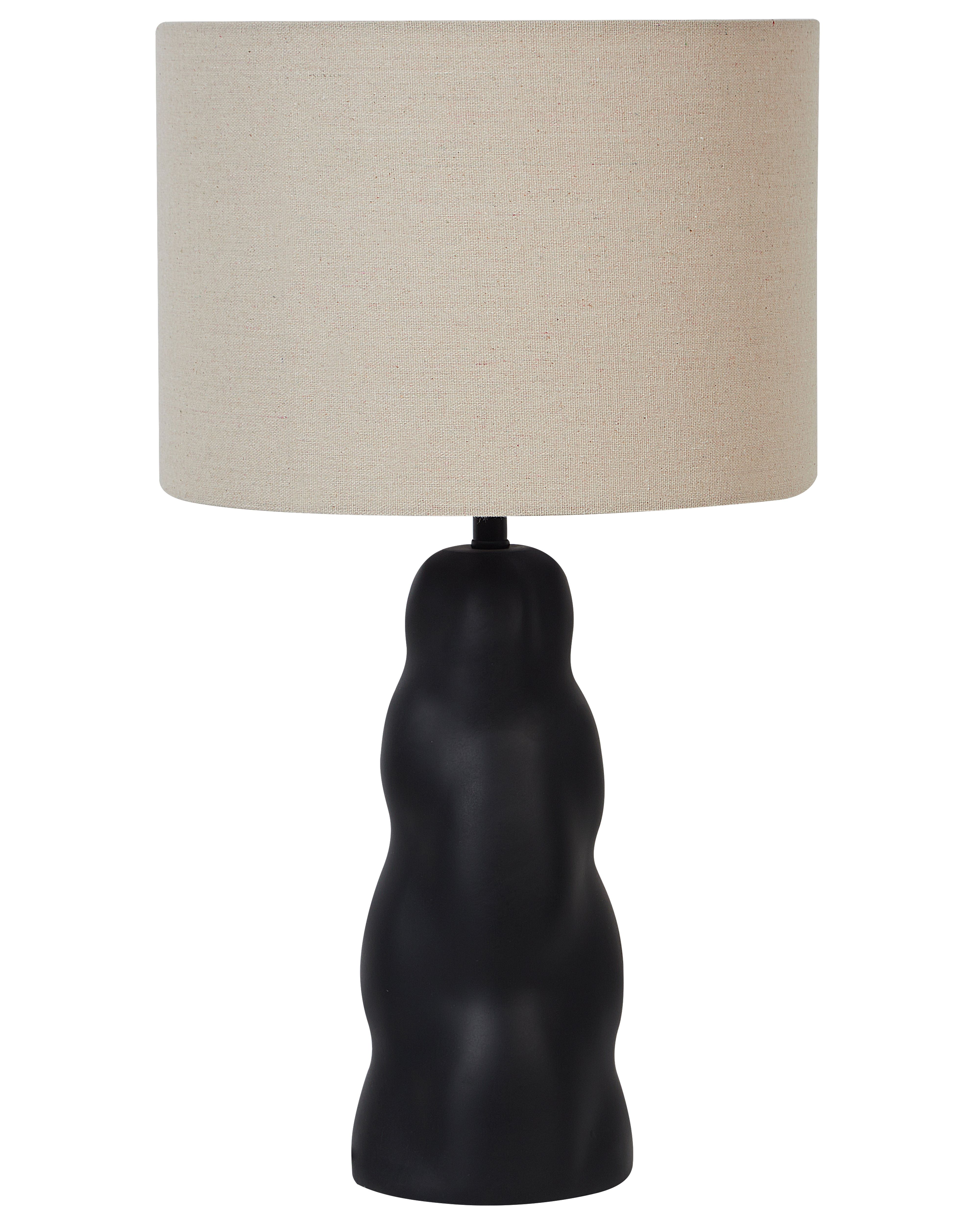 Table Lamp VILAR Ceramic Black