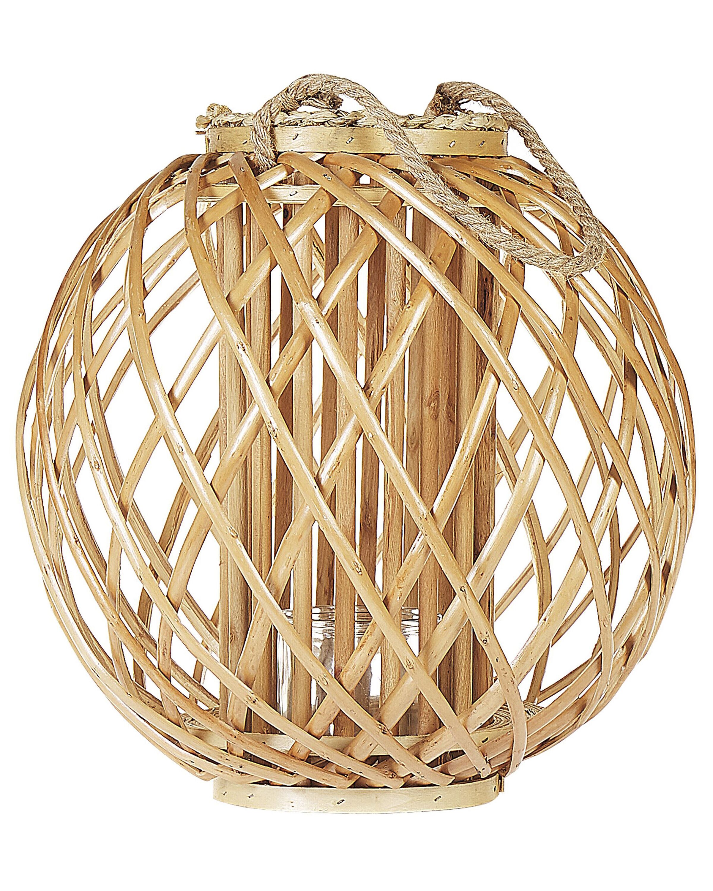 Lantern SAMOA Willow Wood 41 cm Natural
