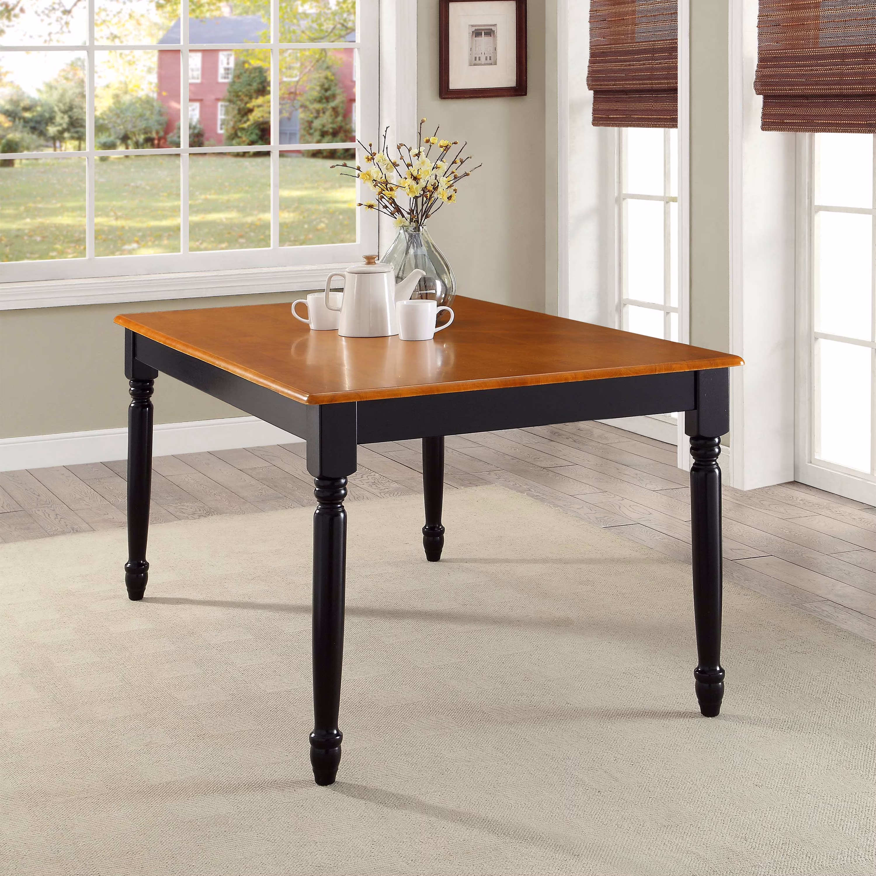 Better Homes and Gardens Autumn Lane Farmhouse Dining Table, Multiple Finishes - Image 3