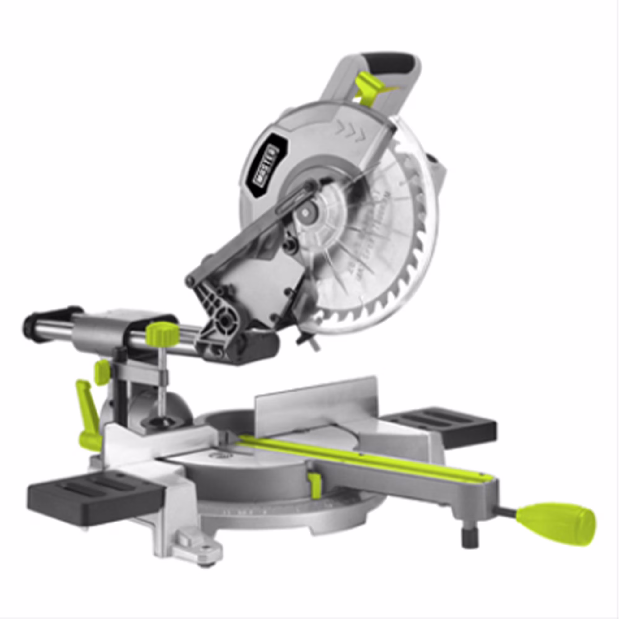 Master Mechanic 10 Inches Slide Miter Saw with UL Plug and Dust Bag