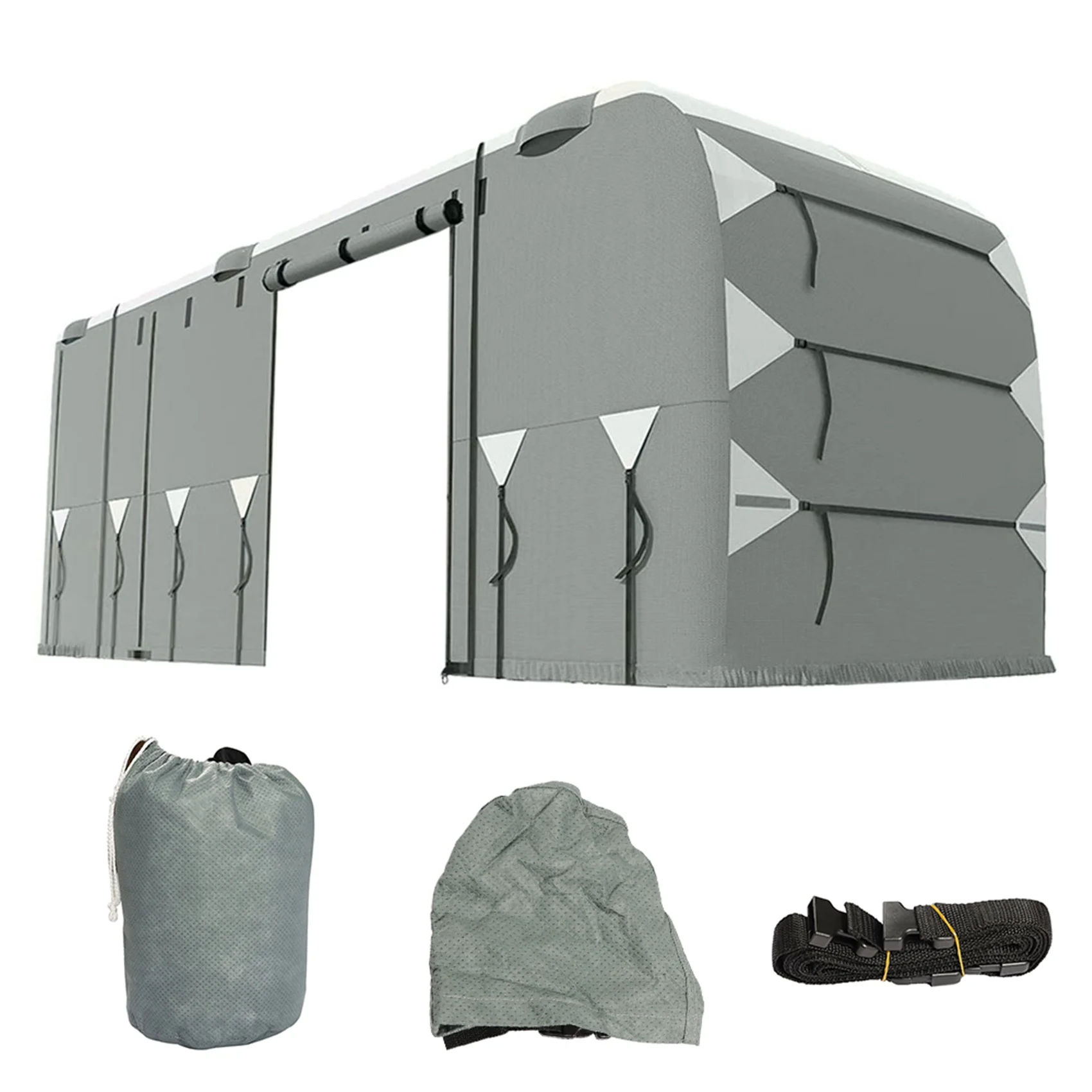 Genrics 33'-37' RV Cover Storage For Class A Motorhome Trailer Camper W/Zipper