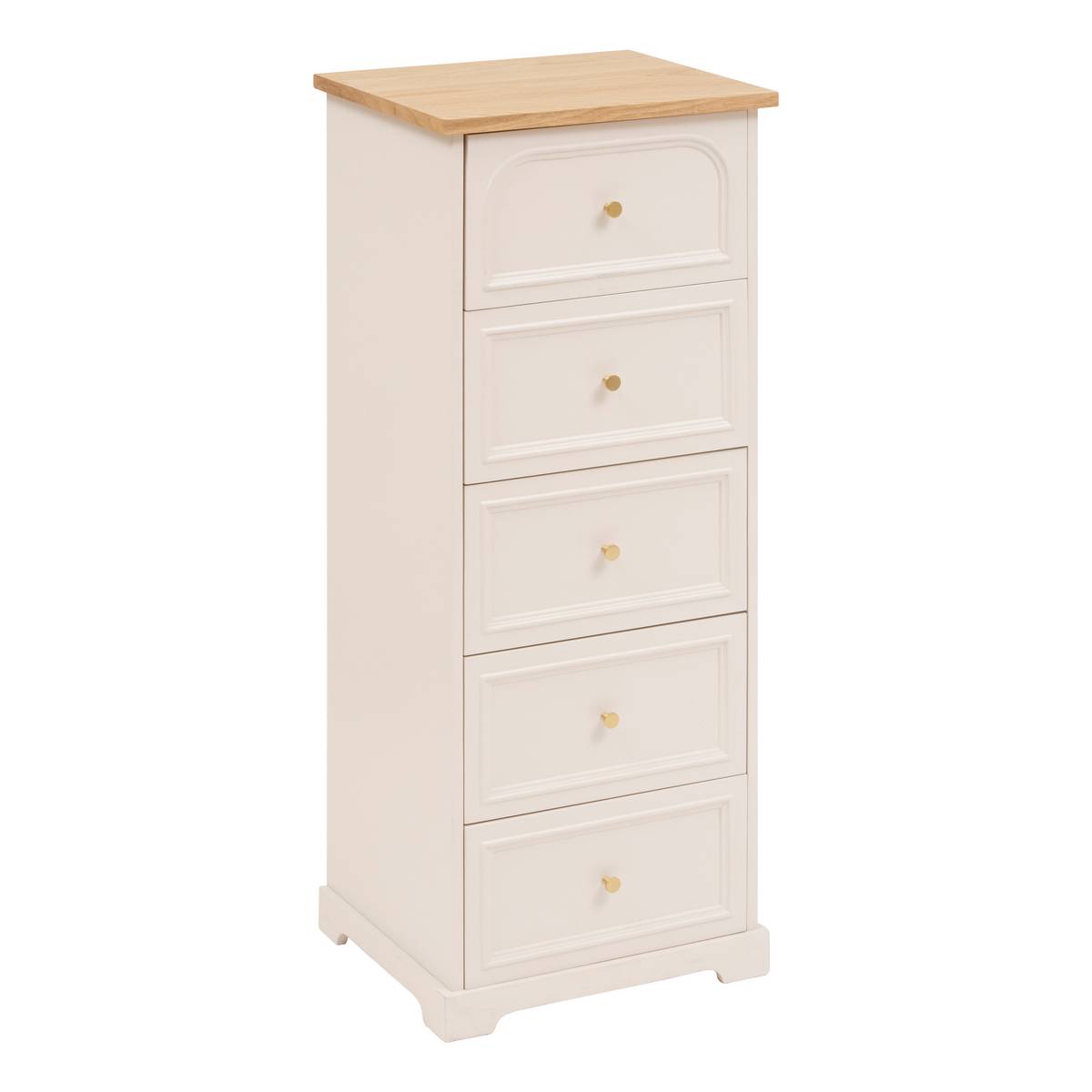 Chest of Drawers "Mohea" Ivory, 113x45 cm
