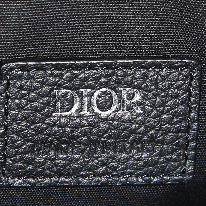 Dior Saddle shoulder bag in black grained leather1:1High-quality replica