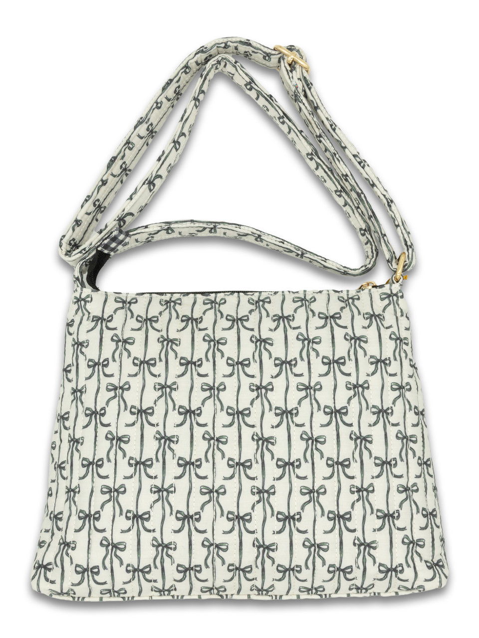 0126-BAG-QLTD-CRSBDY-BLKBOW - Simply Southern Outlet