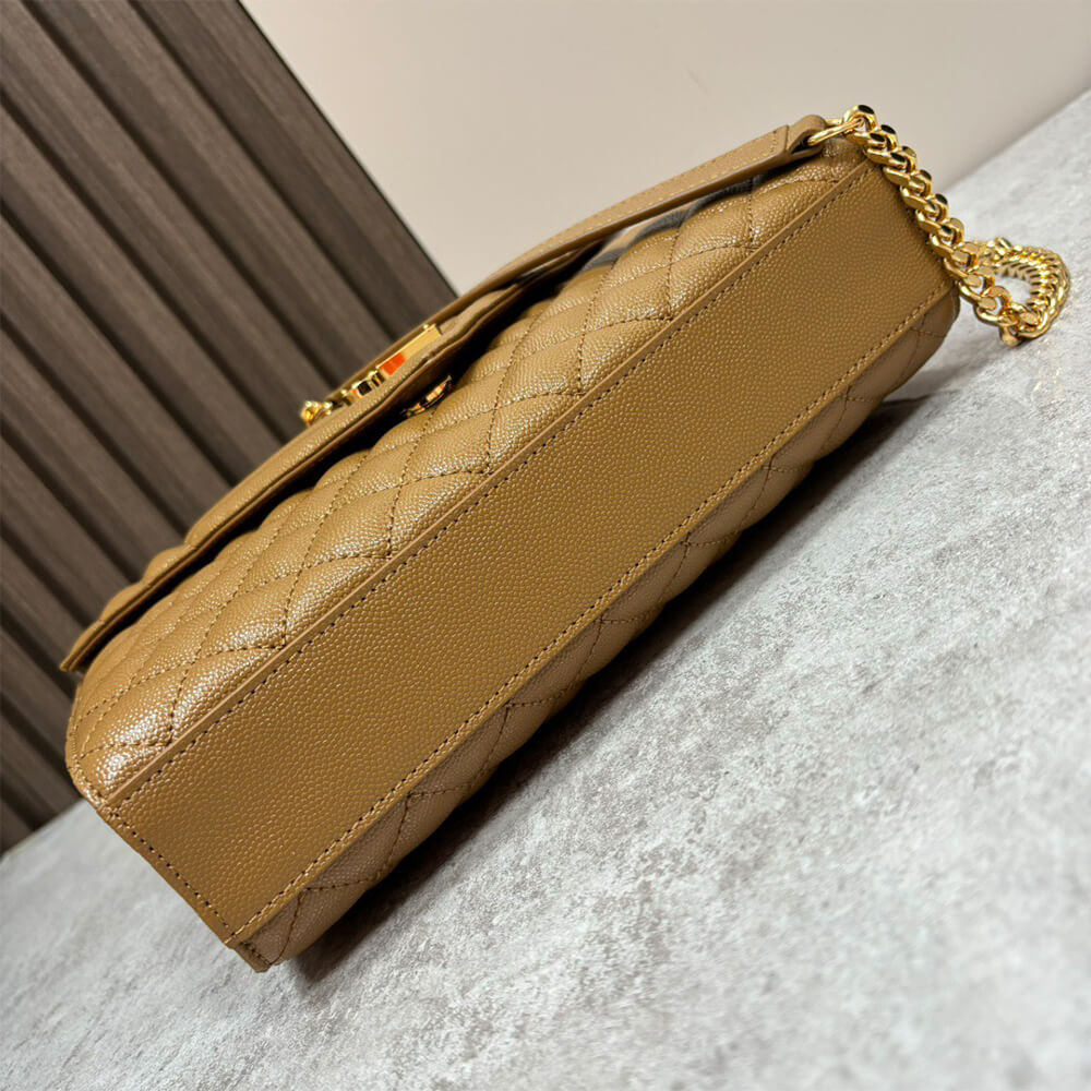 YSL Envelope Medium Bag in Grained Leather1:1High-quality replica