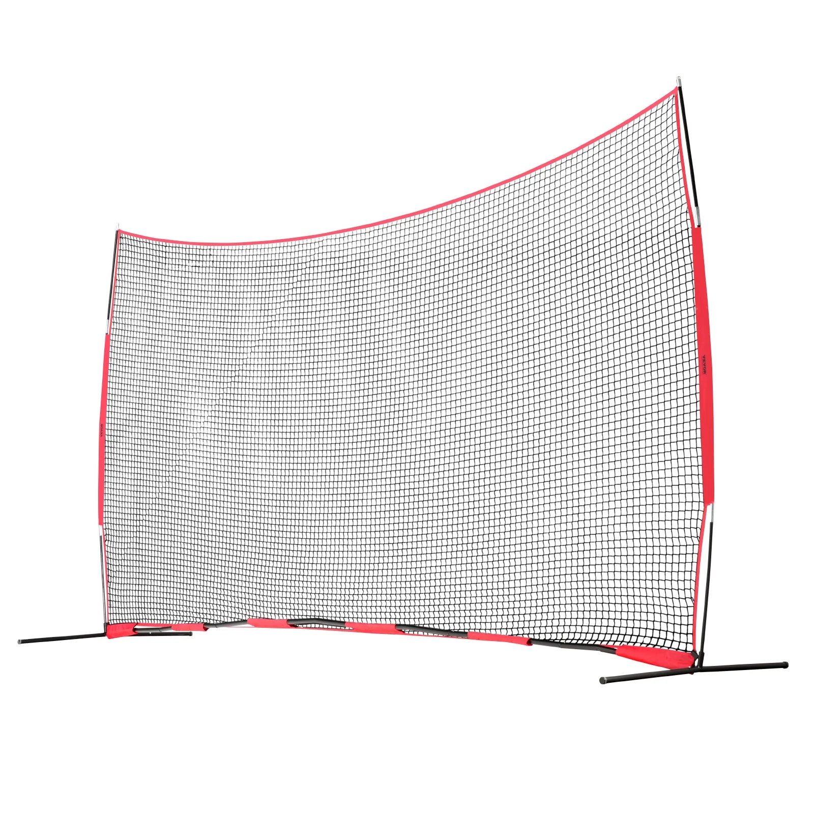 VEVOR Barricade Backstop Net, 20x10 ft Ball Sports Barrier Netting, Portable Practice Equipment with Carry Bag, Protection Screen for Baseball Softball Lacrosse Soccer Hockey Training, for Backyard - Image 9