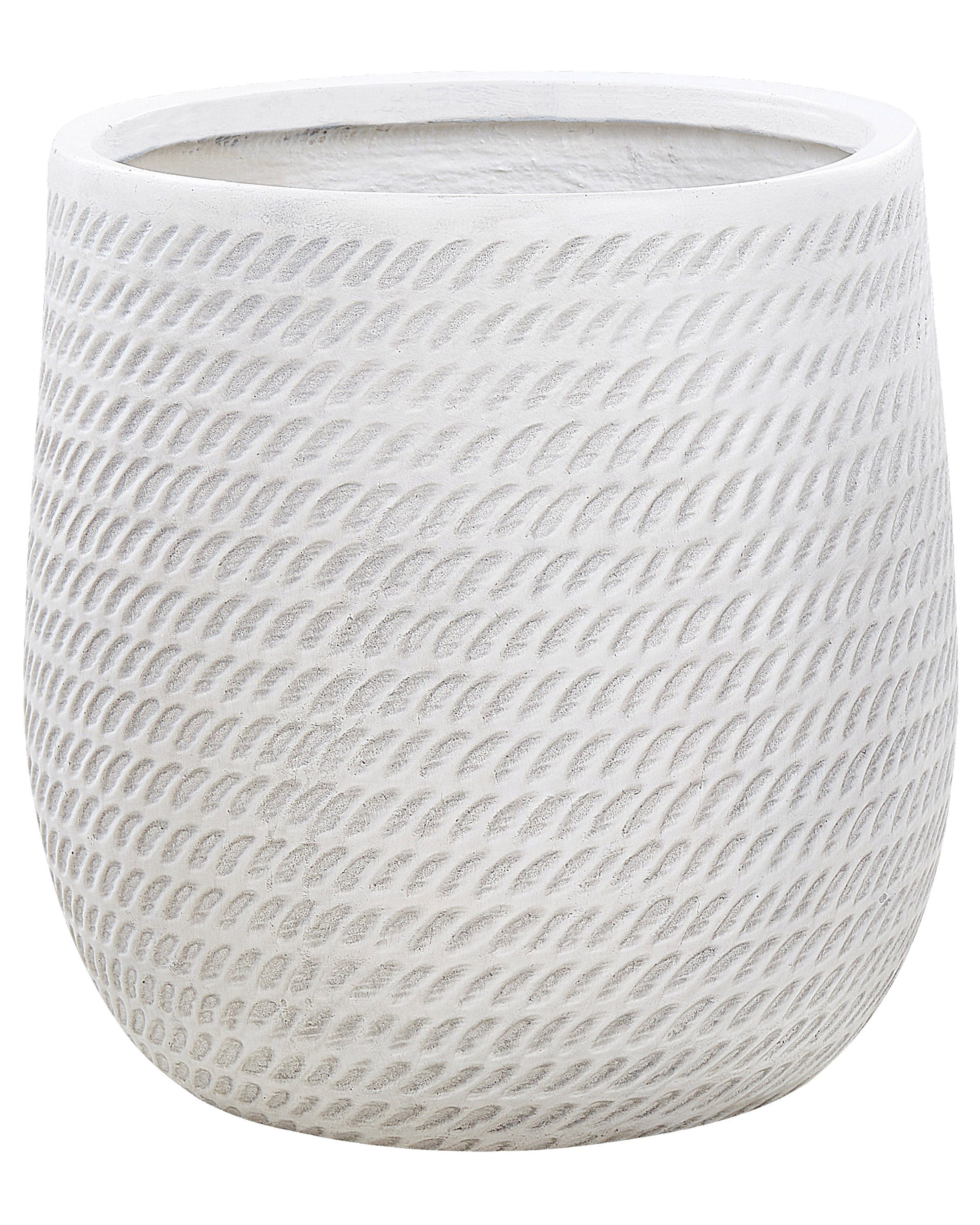 Plant Pot LIVADIA 39 cm Off-White