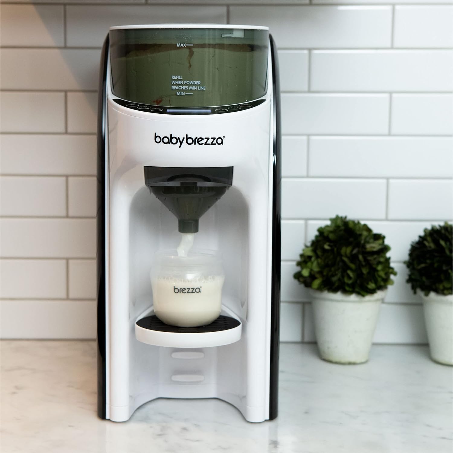 Baby Brezza Formula Pro Advanced Dispenser, Automatic Warm Formula Maker, BPA-Free, White - Image 6