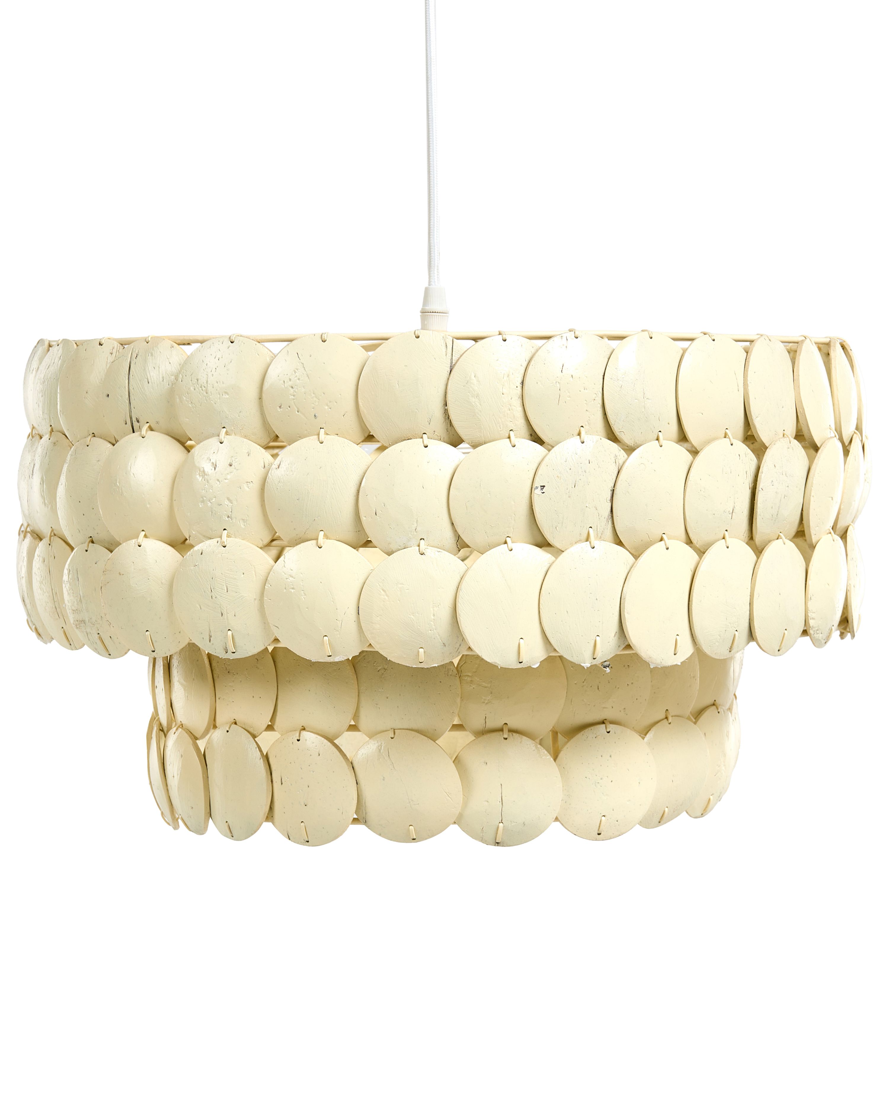 Chandelier KOTMALE Coconut Shell Light Beige