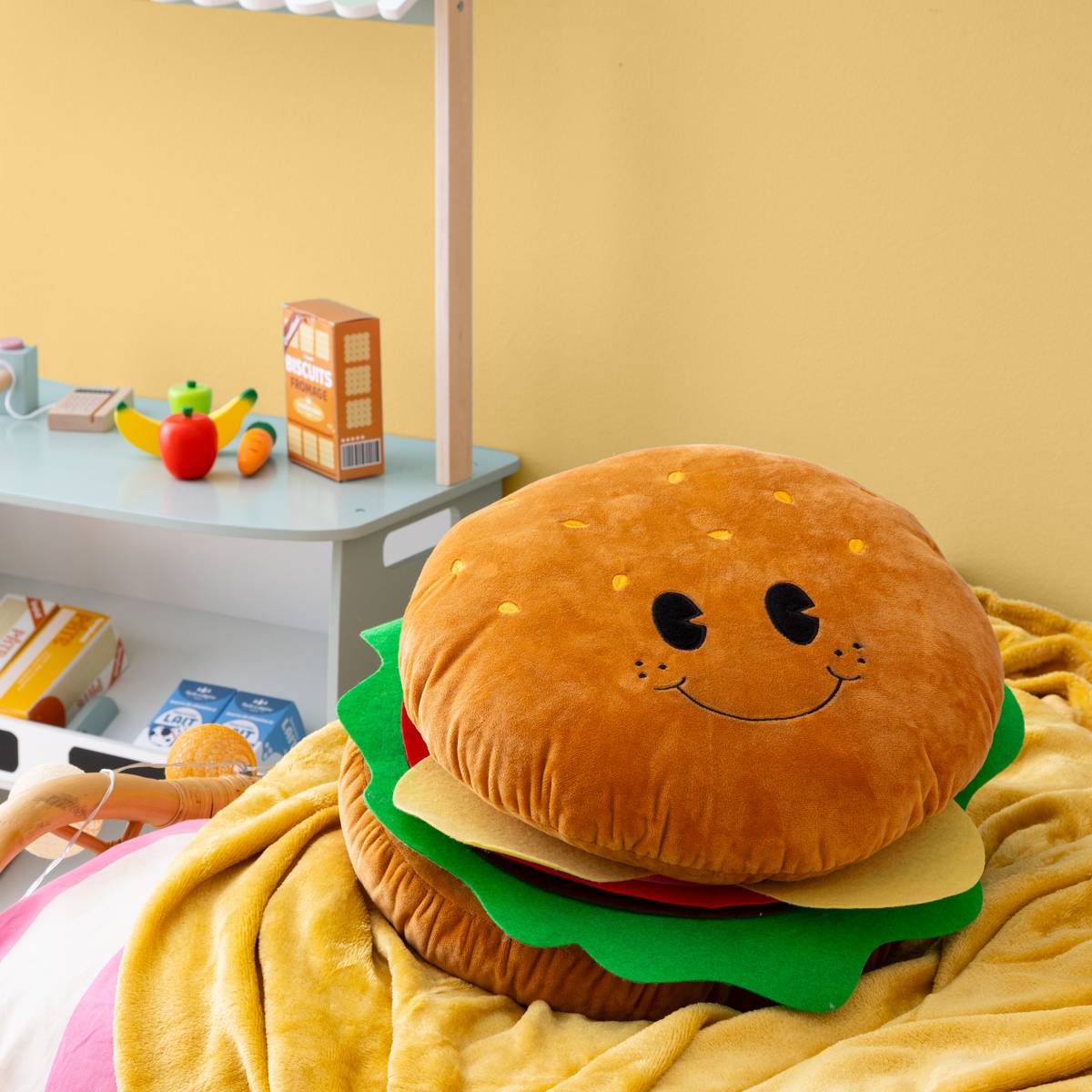 Burger plush "Gunther" Multicolored, D. 30 cm