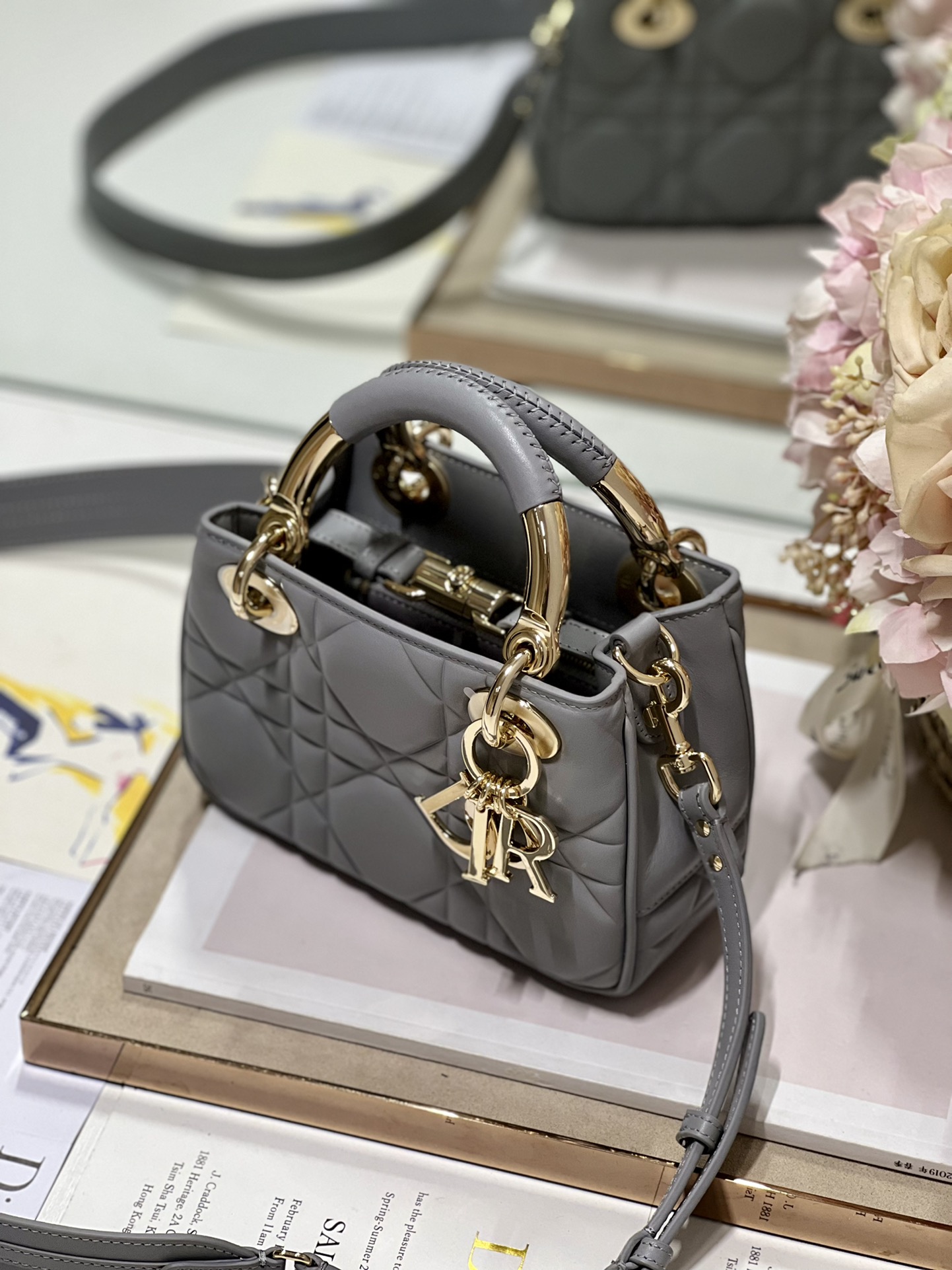 The Lady 95.22 Bag Black/White/Grey/Green For Women 7.5in/ 19cm1:1High-quality replica