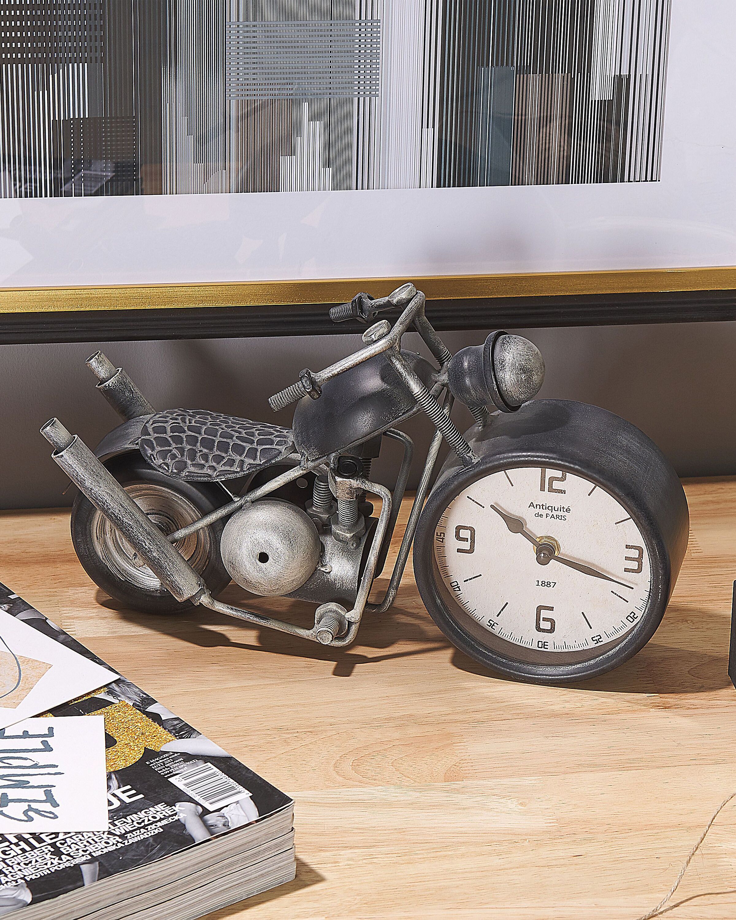Clock BERNO 30 cm Metal Black