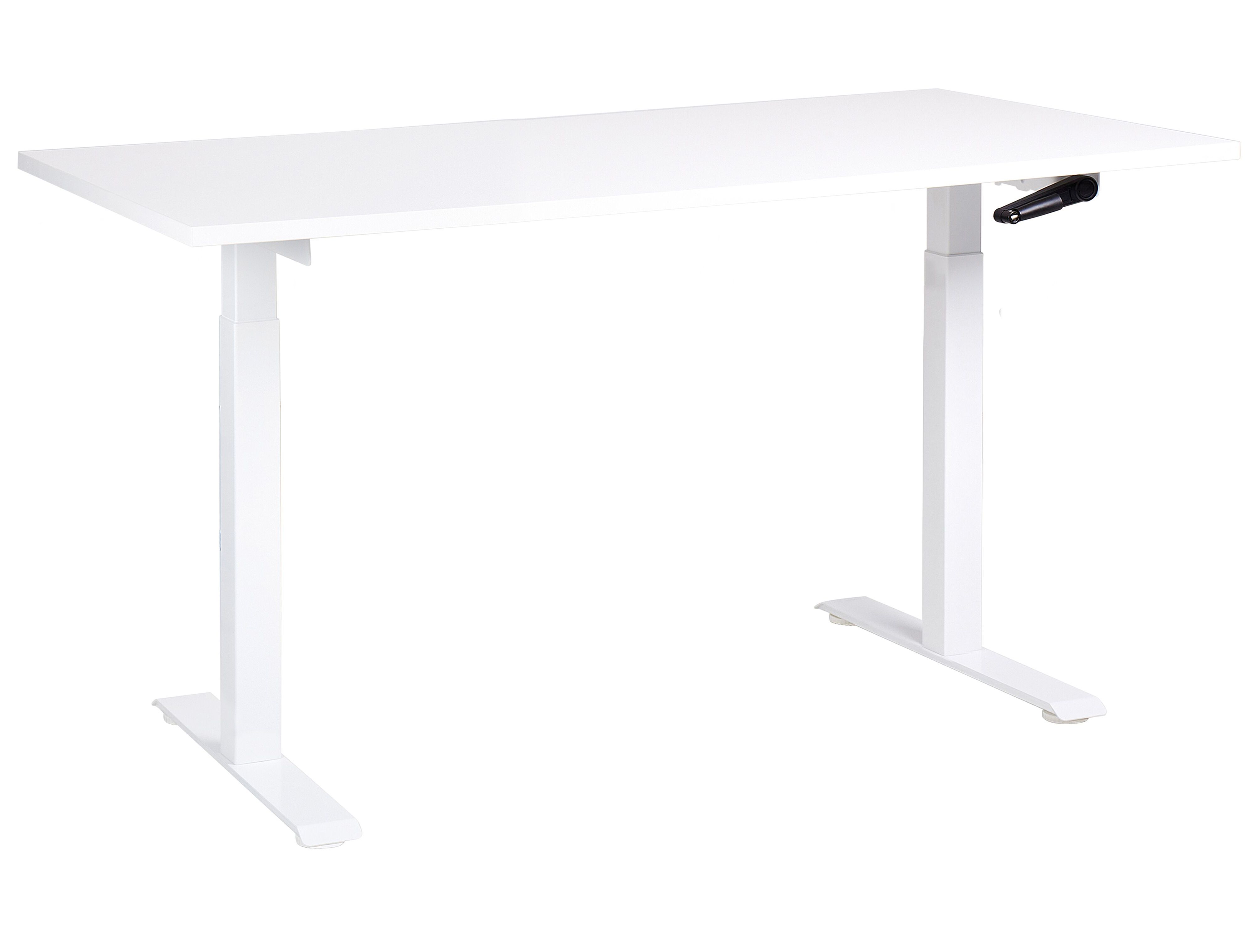 Manual Adjustable Standing Desk DESTINES White 160 cm 72 cm