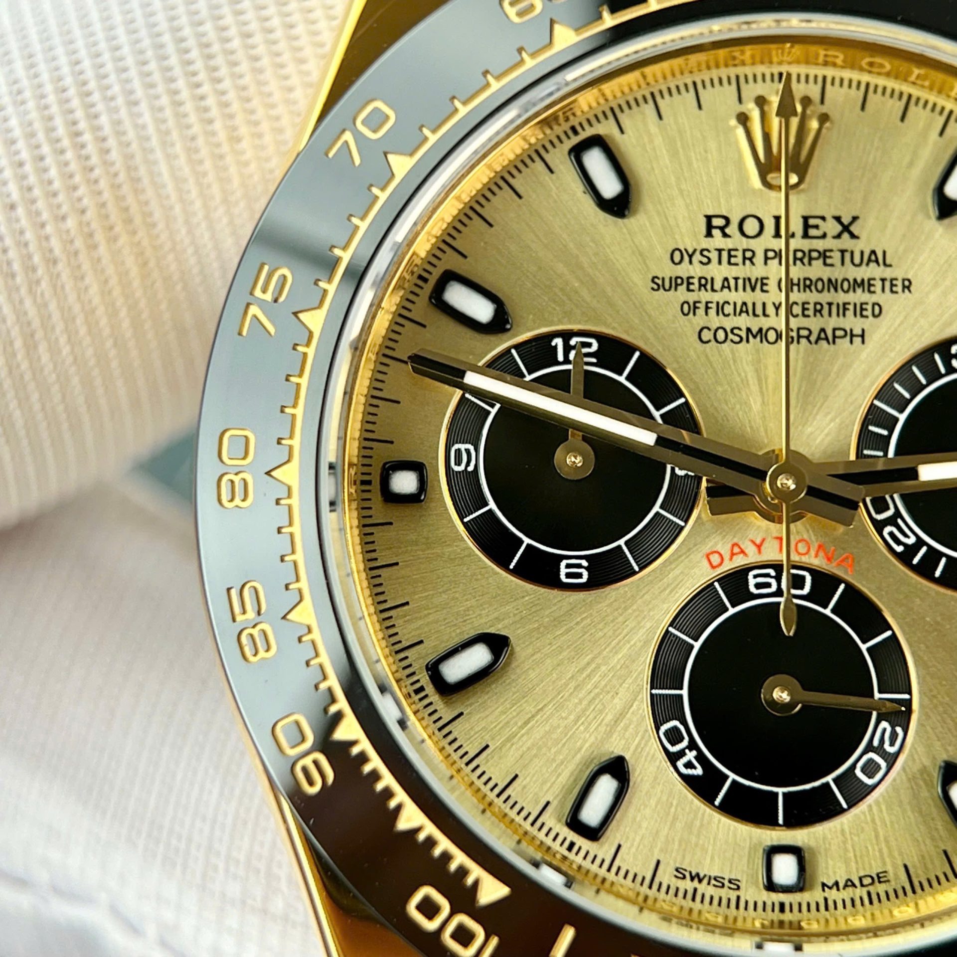 Rolex Daytona Best Replica Watch Gold Wrapped Custom 40mm - Top club