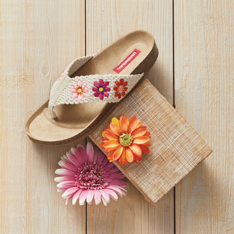 Minha Sandal with Crocheted Straps - MIDNIGHT VELVET CATALOG