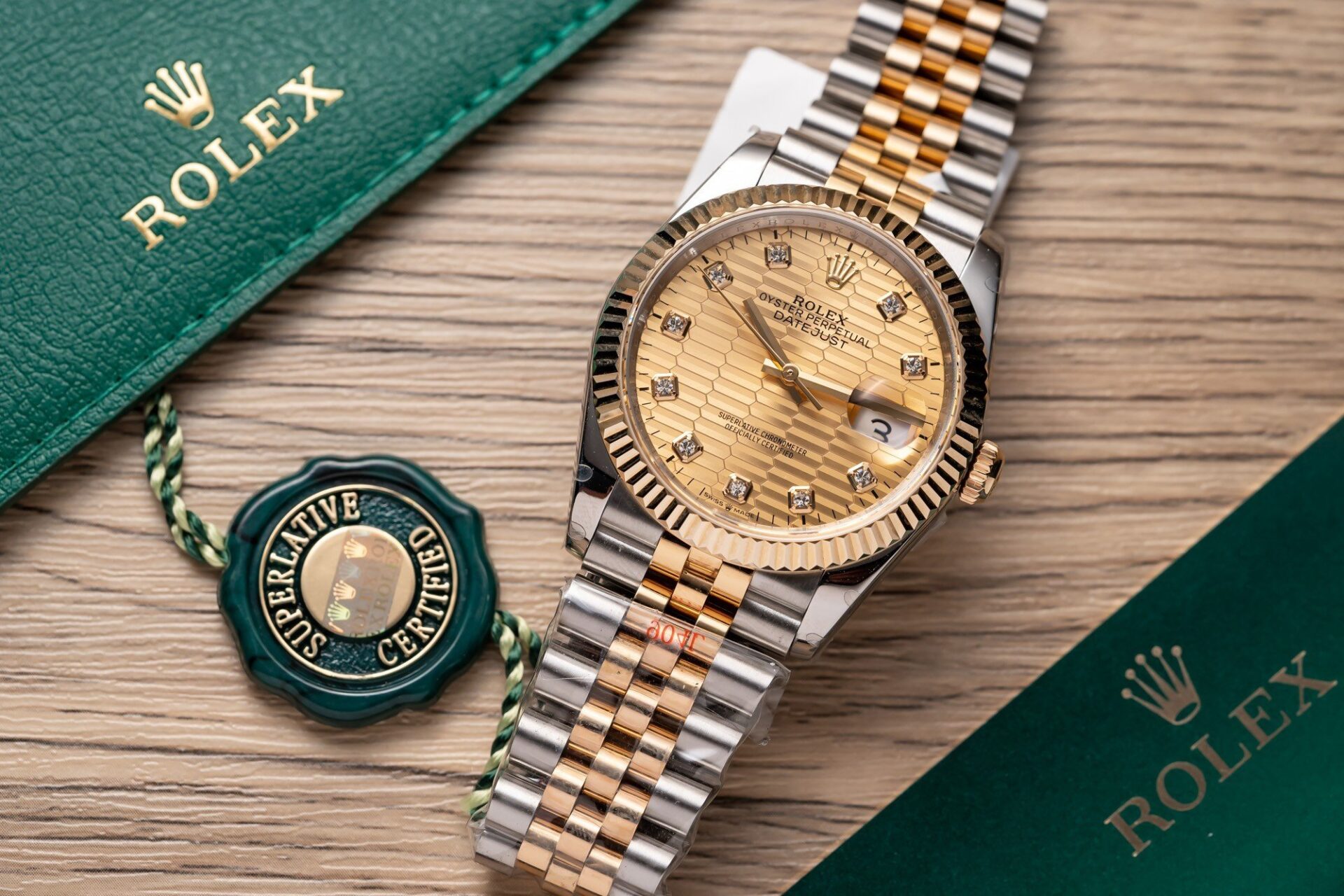Rolex Best Replica Watch DateJust Gold Wrapped Jubilee Strap GM Factory 36mm - Top club