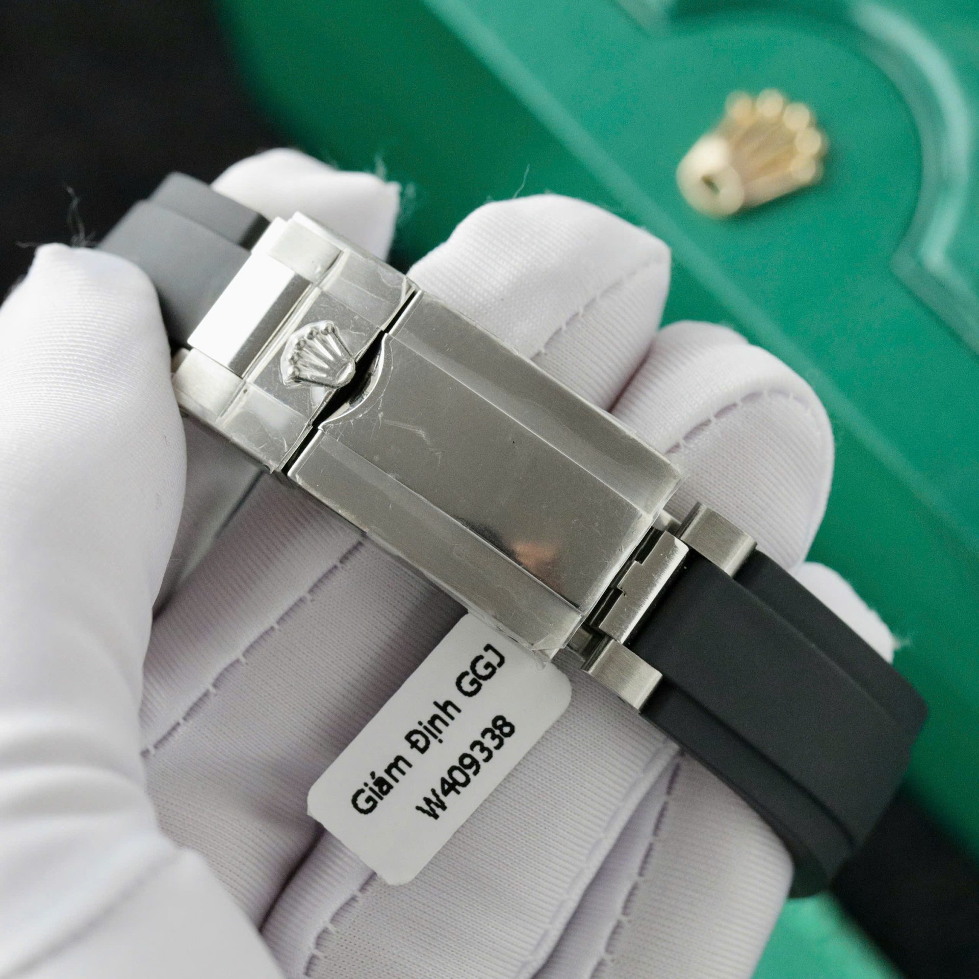 Rolex Daytona Replica Watch Dial Meteorite Custom Diamonds Moissanite Baguette 40mm - Top club