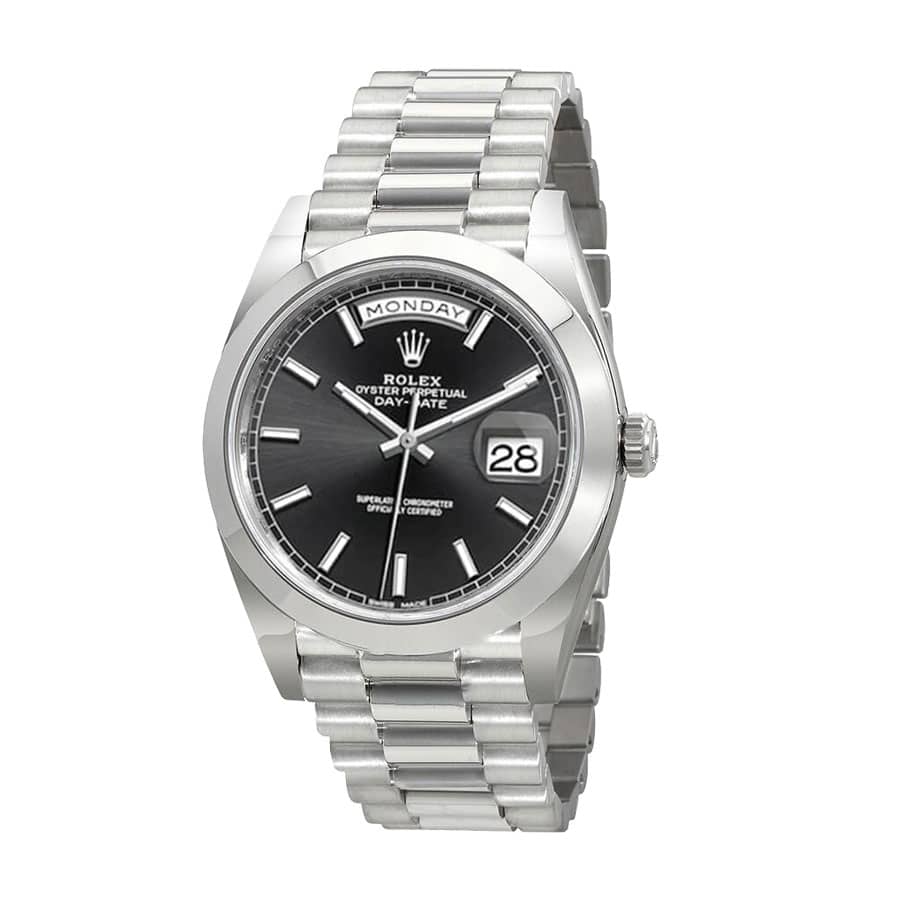 Rolex Diagonal Black Replica - Elite Watch Atelier