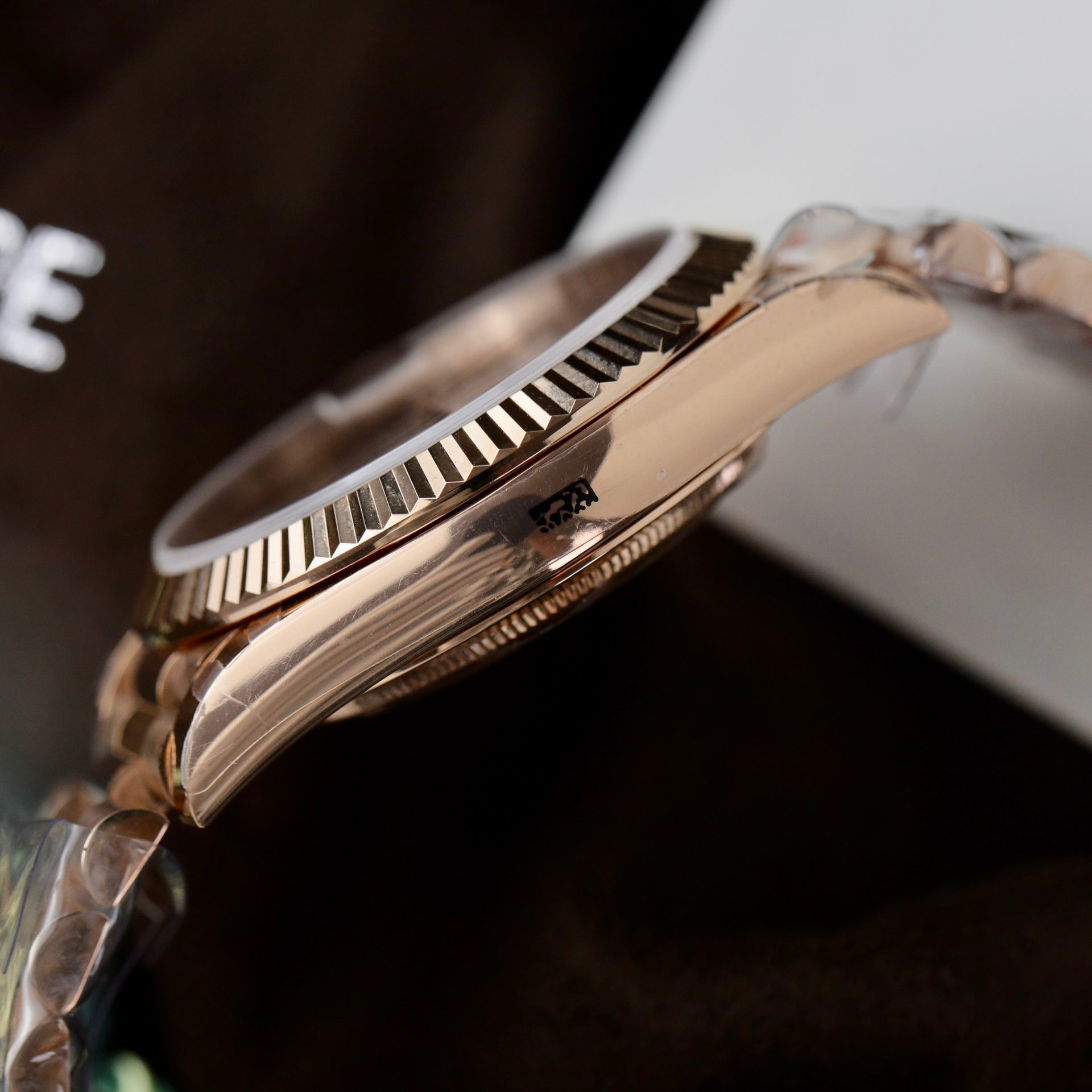 Rolex Replica Watch Day-Date 228235 Lava Dial Weight 185 Grams QF Factory 40mm - Elite Watch Atelier
