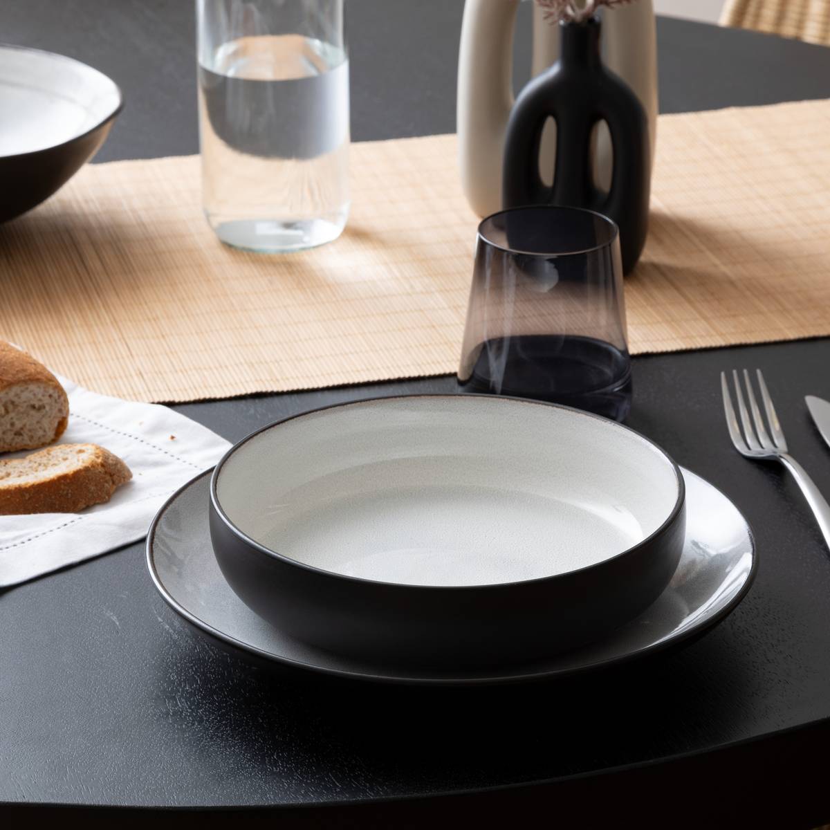 Soup plate "Diane" D.21 cm, Beige