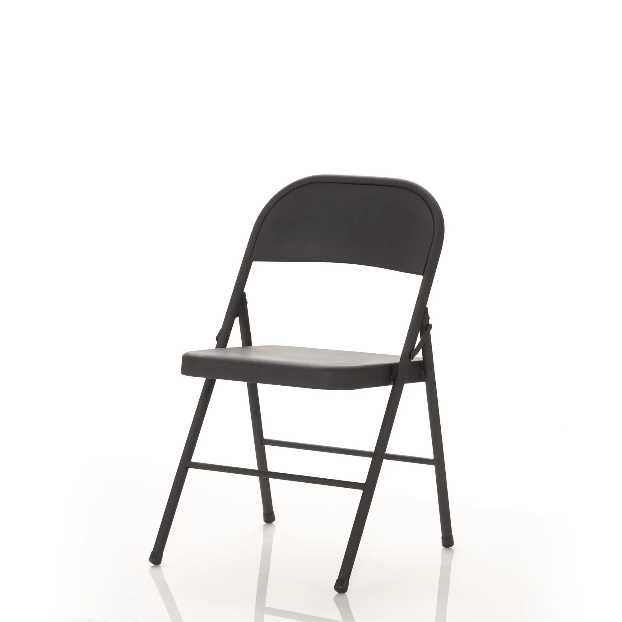 Mainstays Steel Folding Chair (4 Pack), Black - Image 4