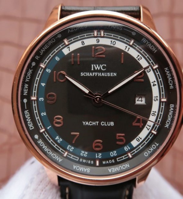 Replica IWC Portuguese Automatic Yacht Club Black Dial - Top club