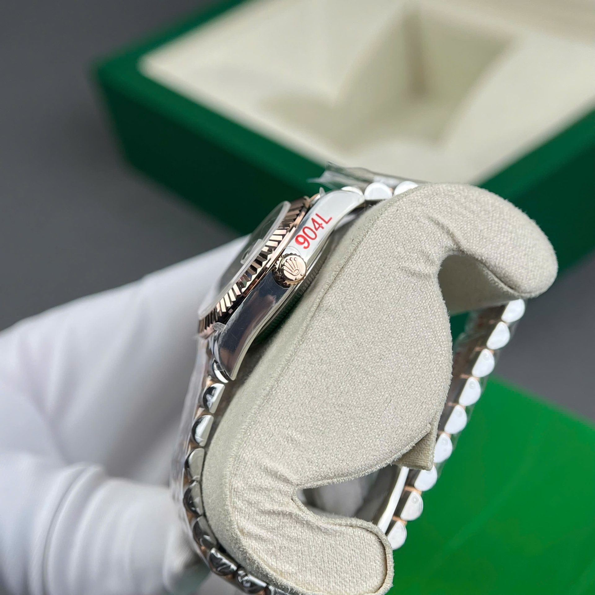 Rolex DateJust Replica Watch Gold Wrapped + MOP Dial Natural Diamond Markers GM Factory 31mm - Top club
