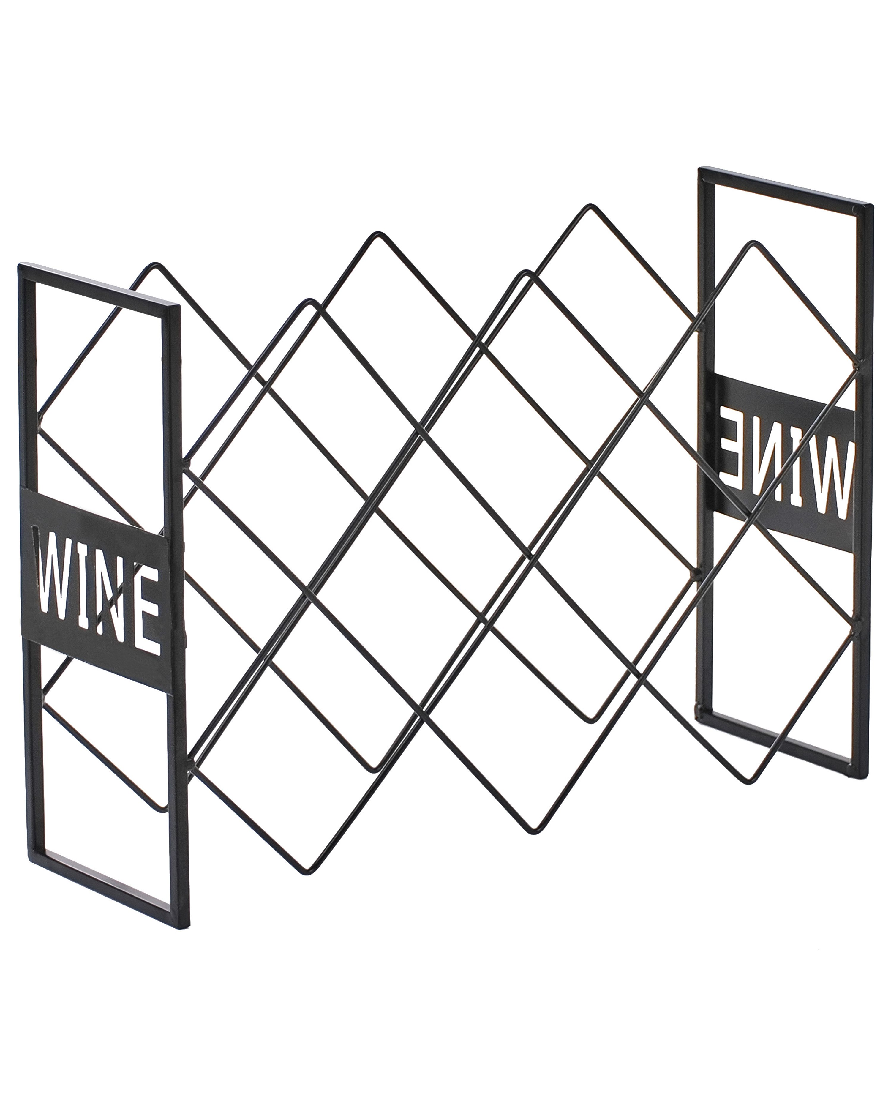 Wine Rack BALLYBAY Metal Black