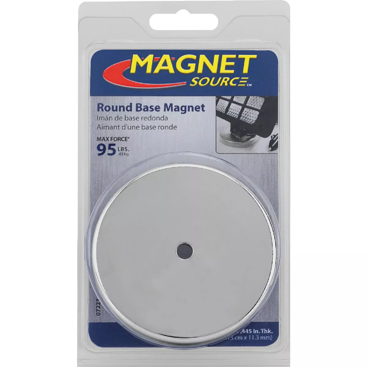 Master Magnetics 3-3/16 in. 95 Lb. Magnetic Base
