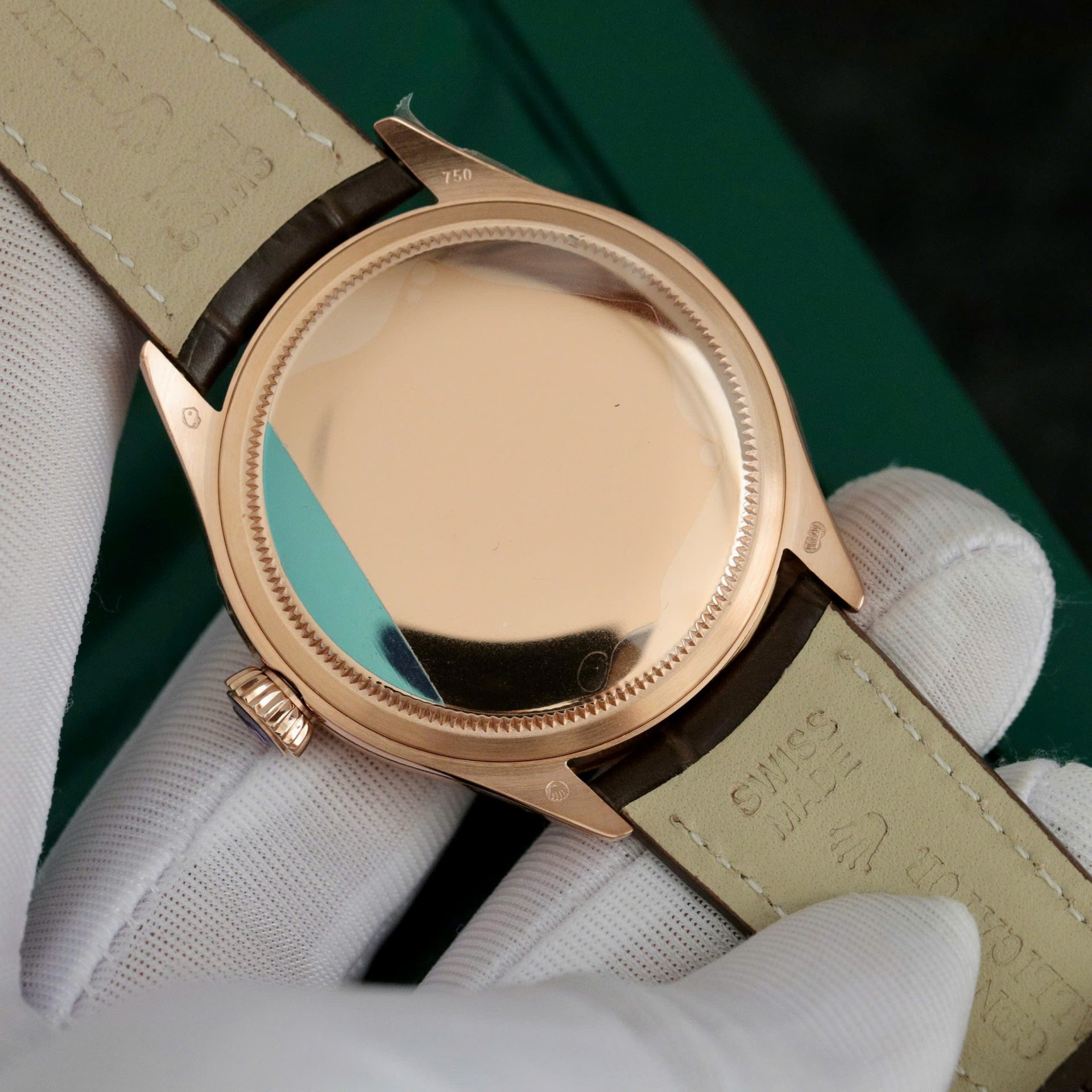 Rolex Cellini Moonphase 50535 Replica Watch Leather Strap 39mm - Top club