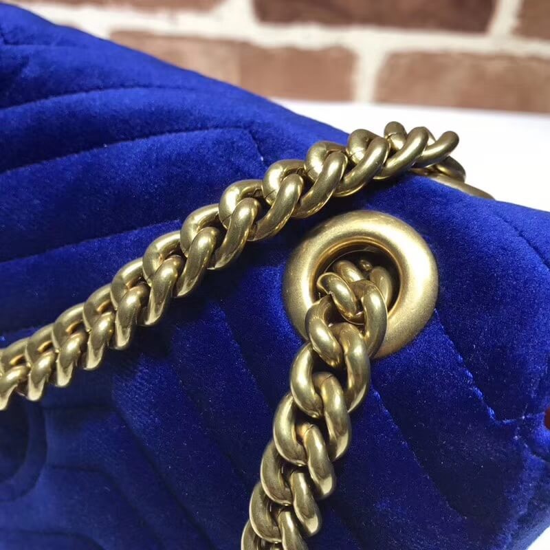 Replica Gucci Gg Marmont Velvet Shoulder Bag 4434971:1High-quality replica