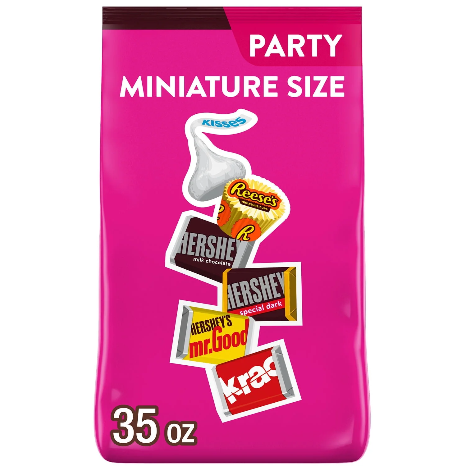 Hershey's and Reese's Assorted Chocolate Flavored, Halloween Candy Party Pack, 35 oz - Image 2 Hershey's and Reese's Assorted Chocolate Flavored, Halloween Candy Party Pack, 35 oz - Image 2