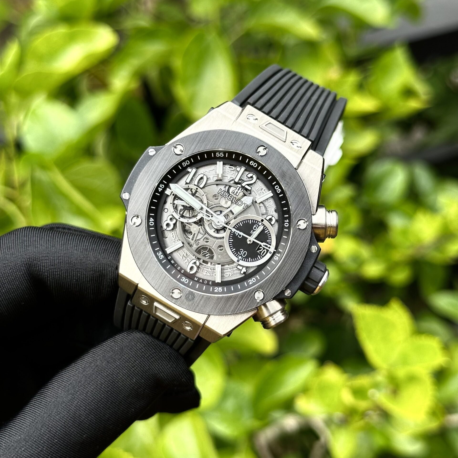 Hublot Big Bang Unico Replica 1:1 Watch Black Rubber Strap BBF 44mm - Top club