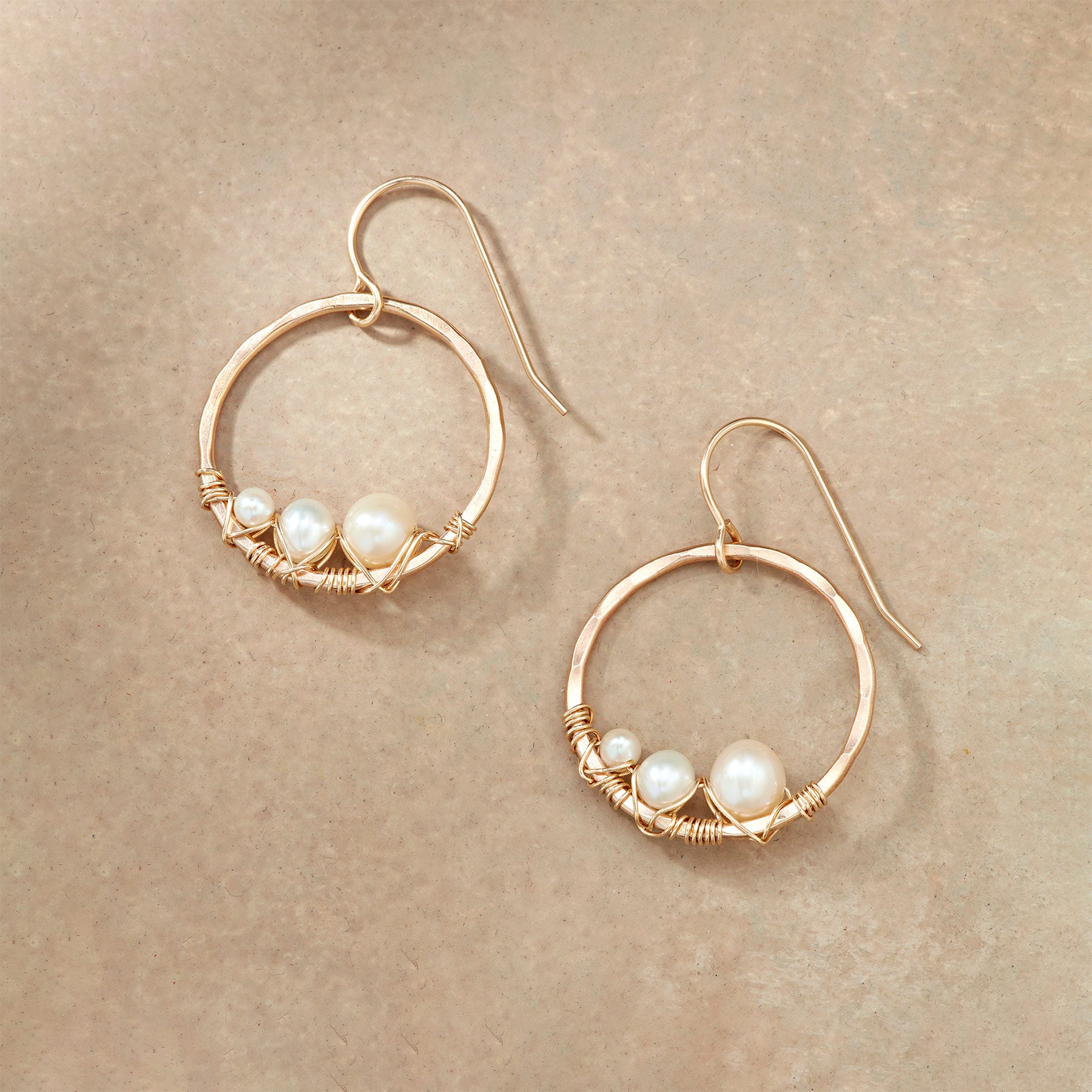Cradled Pearl Earrings - Sundance Clothing