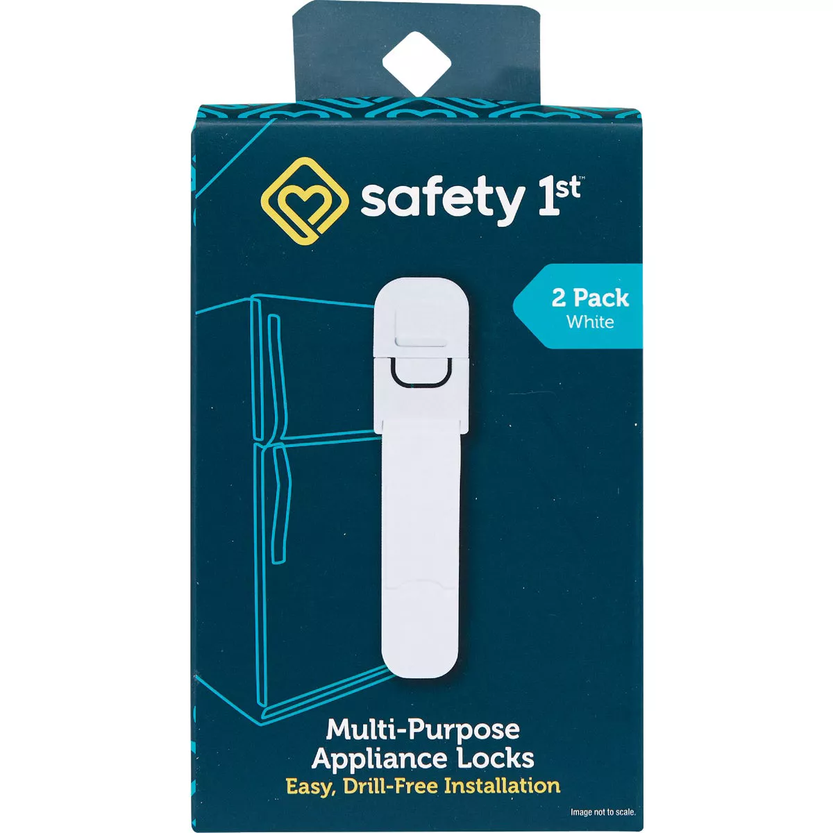 Safety 1st Multi-Purpose White Appliance Lock (2-Pack)