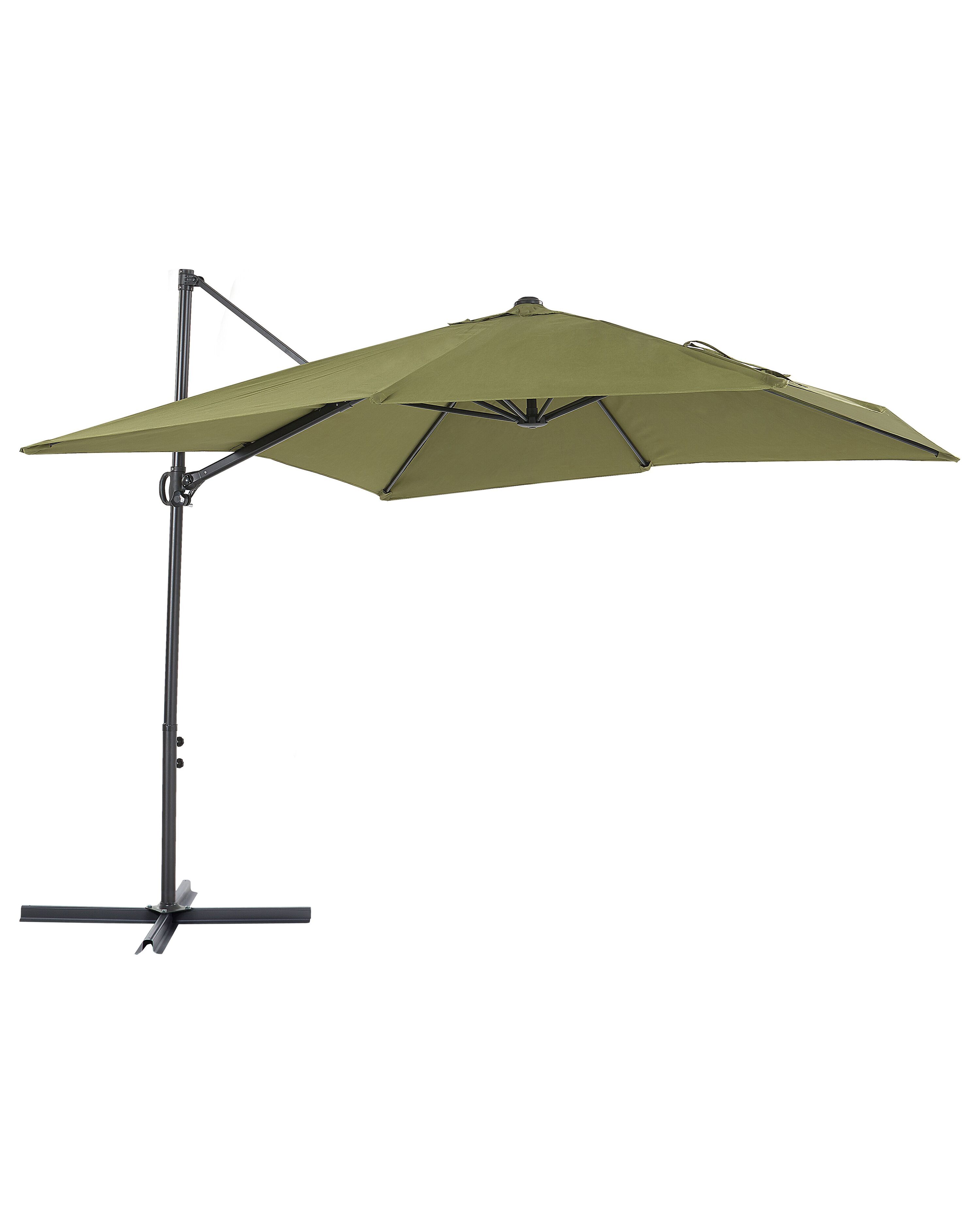 Cantilever Parasol 245 cm MONZA II Olive Green