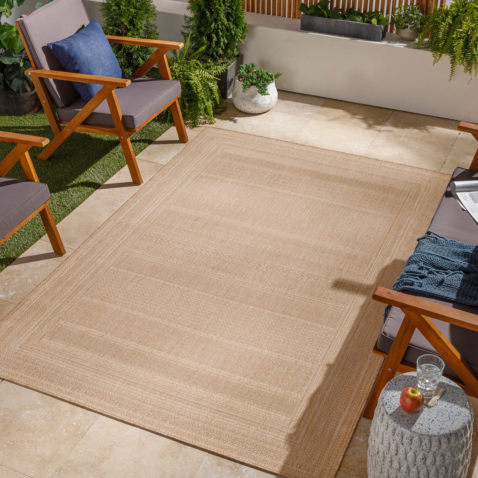 Blokker Twill Vloerkleed 200 x 275 cm