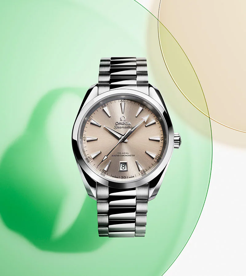 Seamaster Aqua Terra 150m Co-Axial Master Chronometer 38mm 'Sandstone' Dial On Bracelet(1:1 replica) - Elite Watch Atelier