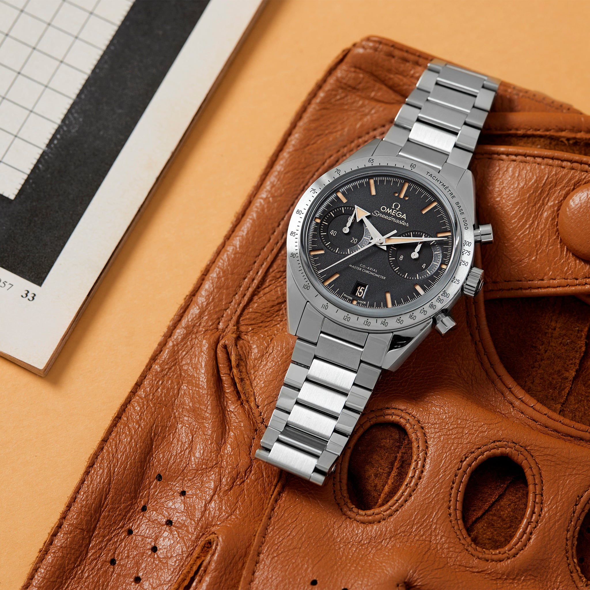 Speedmaster '57 Co-Axial Master Chronometer 40.5mm Black Dial On Bracelet(1:1 replica) - Top club