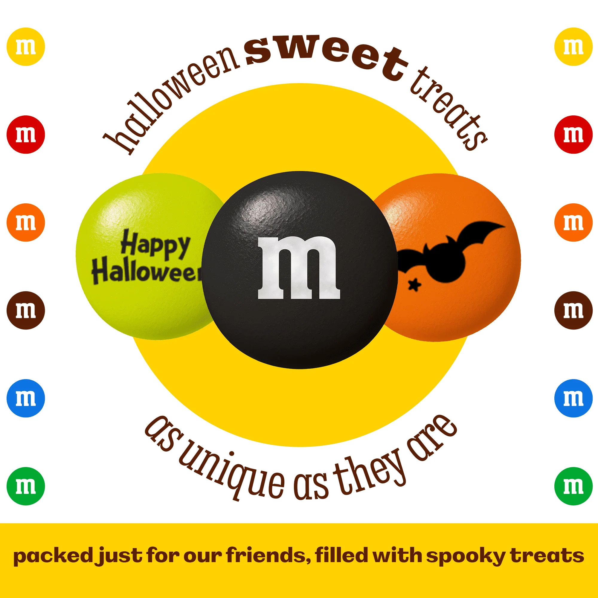 M&M'S Halloween Milk Chocolate Trick-or-Treat Candy, Party Favor Packs, Set of 30 - Image 3 M&M'S Halloween Milk Chocolate Trick-or-Treat Candy, Party Favor Packs, Set of 30 - Image 3