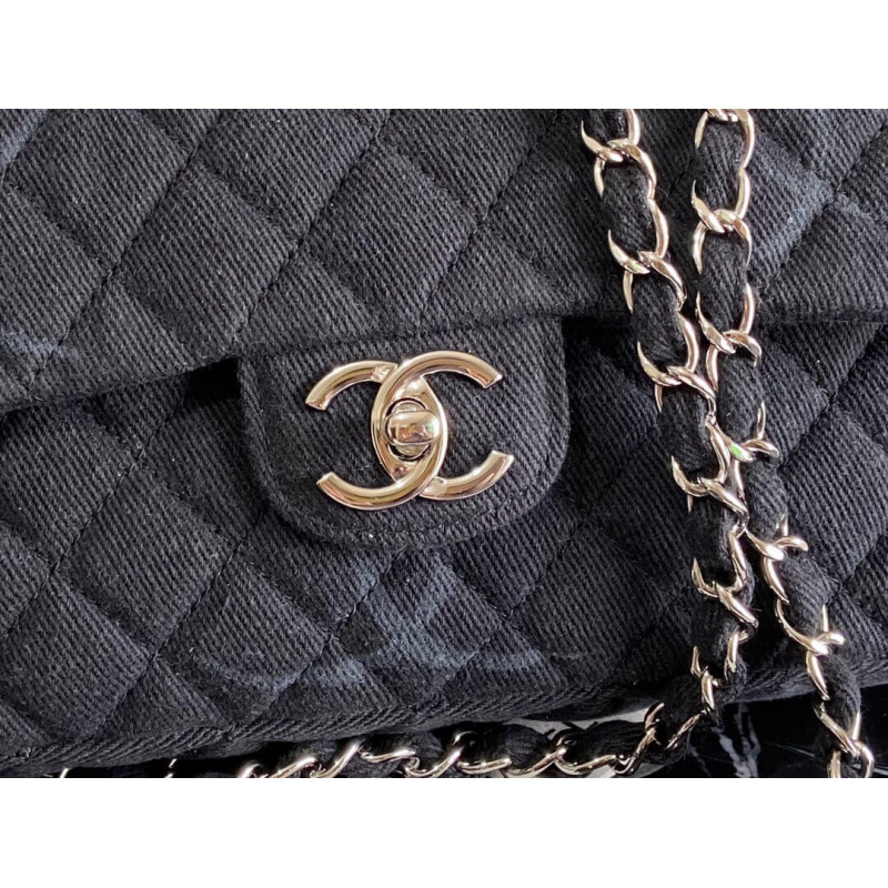 Replica Chanel Denim Classic Flap Medium Bag As20711:1High-quality replica