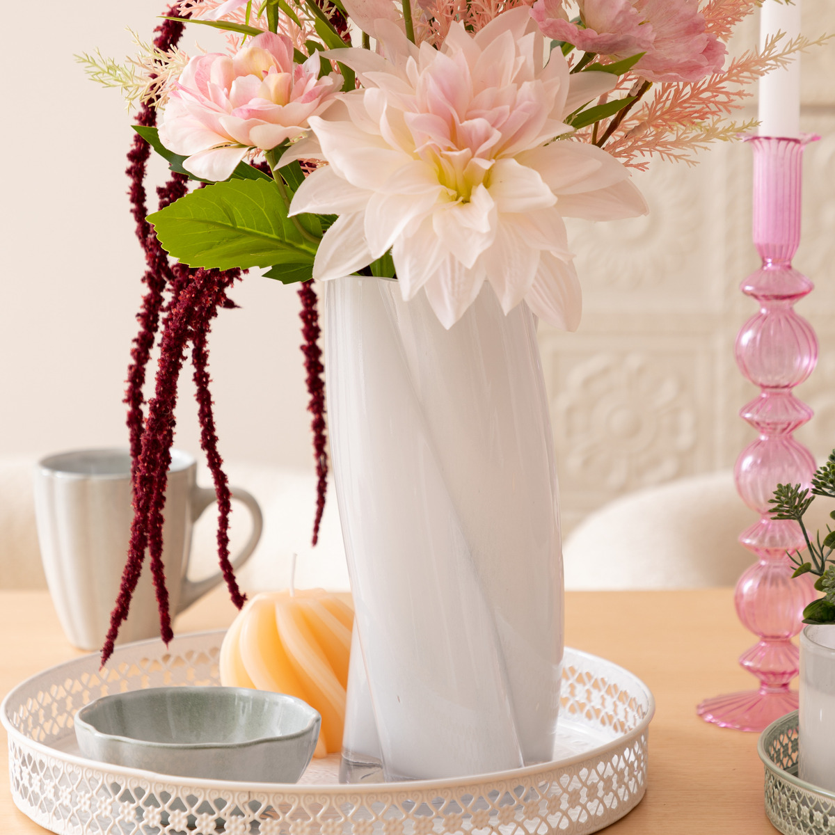 Twisted vase "Wild" H. 25.5 cm