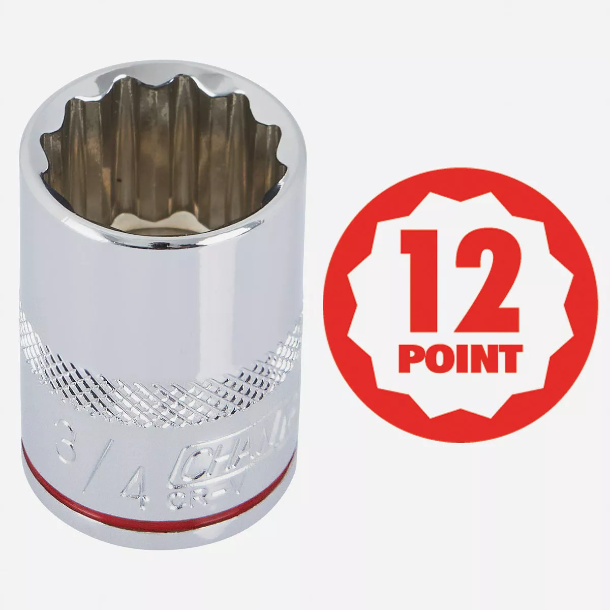 Channellock SAE 3/8 In. Drive 12-Point Shallow Socket Set (9-Piece)
