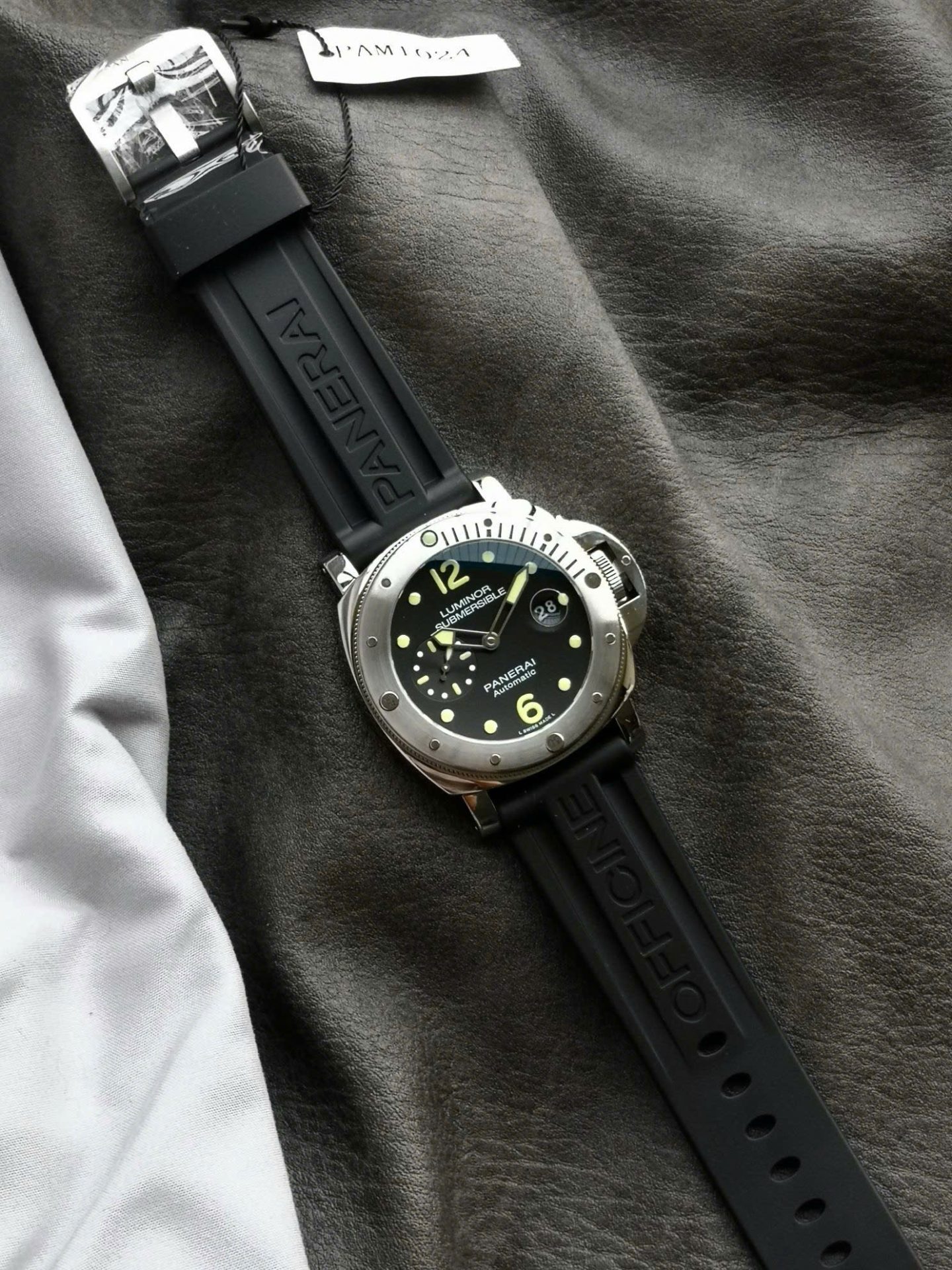 Panerai Replica Watch Luminor Submersible Automatic PAM00024 Black Rubber Strap VSF 44mm - Top club